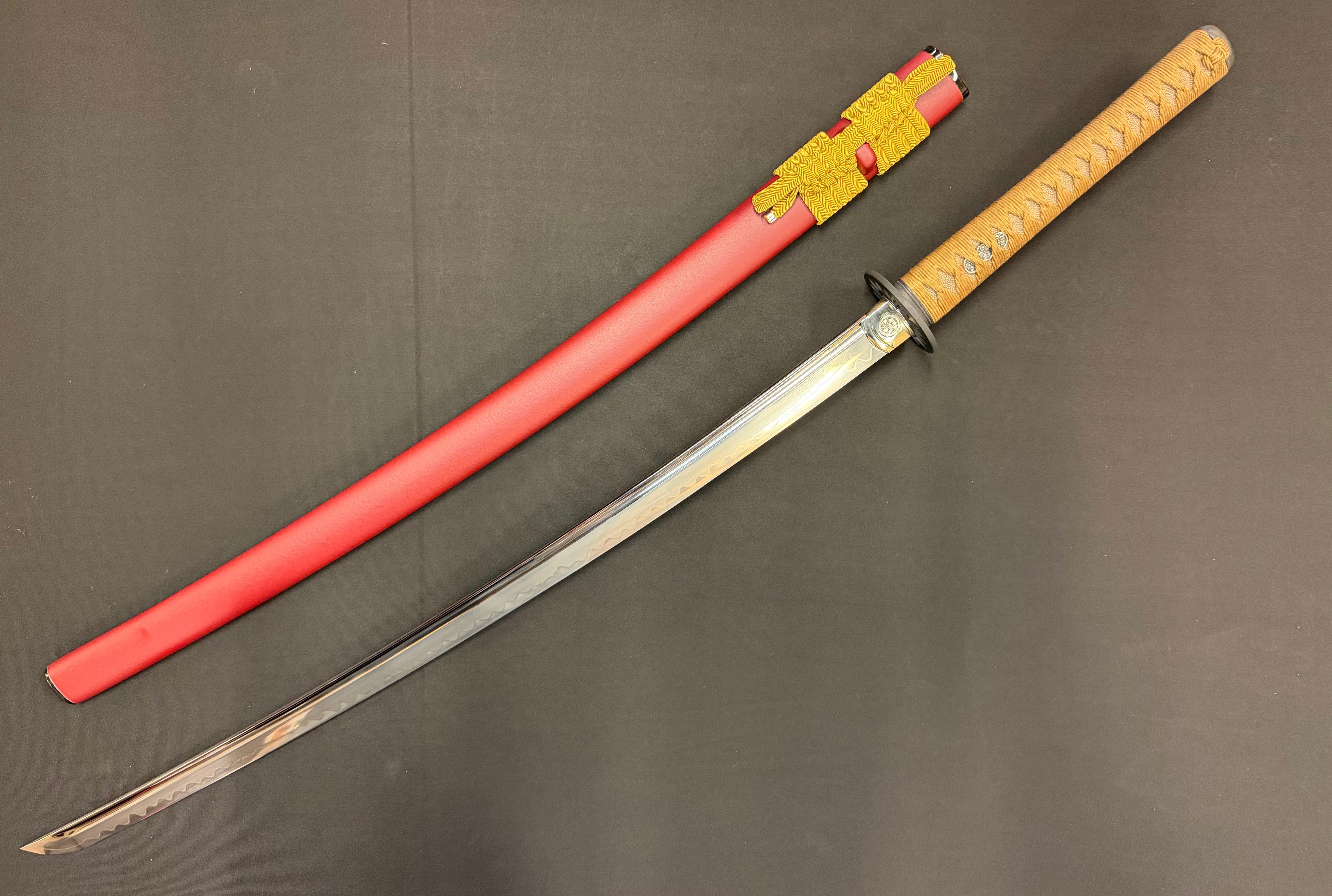 Thaitsuki Sunflower Katana, 1095 Clay tempered exclusive