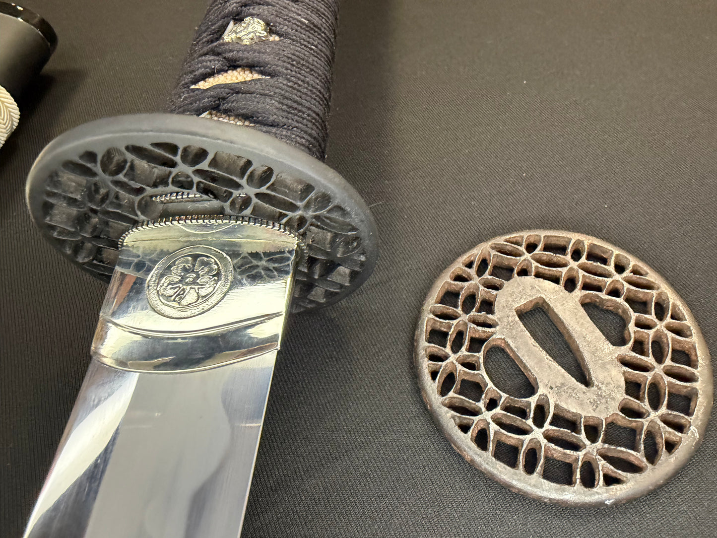 Thaitsuki Nightspark Katana, Unokubi 1095 Clay tempered exclusive