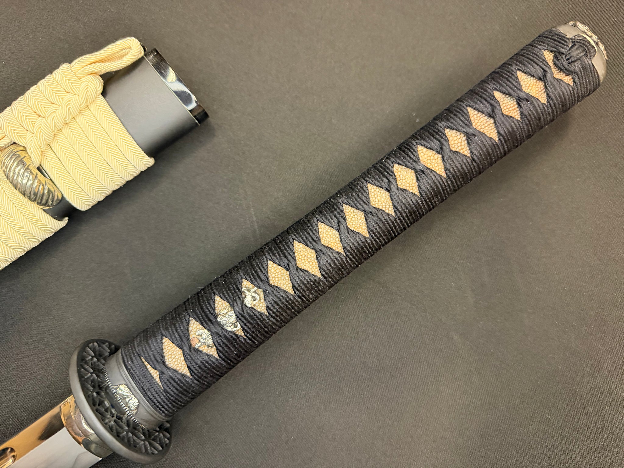 USED Thaitsuki Nightspark Katana, Unokubi 1095 Clay tempered exclusive