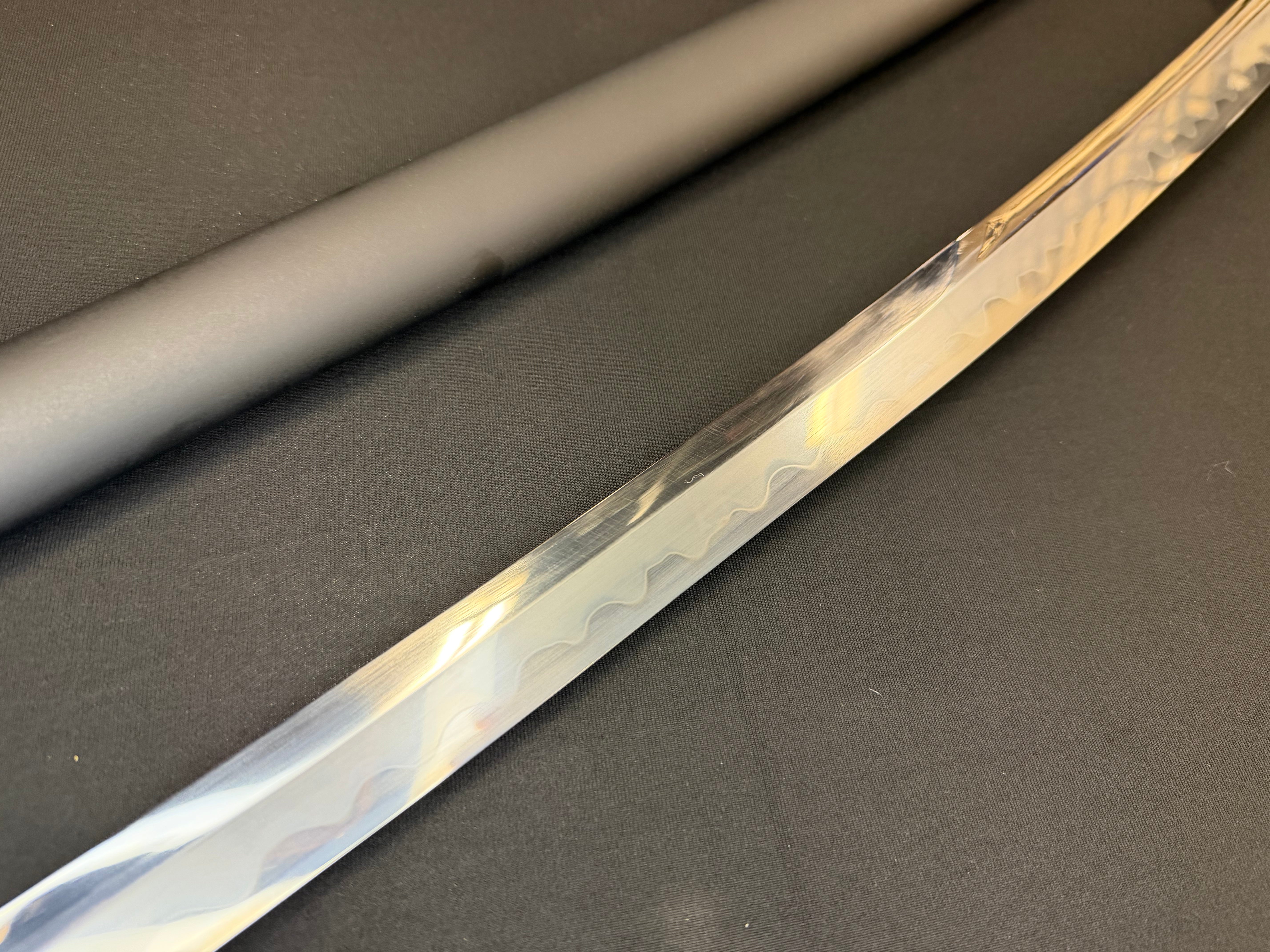USED Thaitsuki Nightspark Katana, Unokubi 1095 Clay tempered exclusive