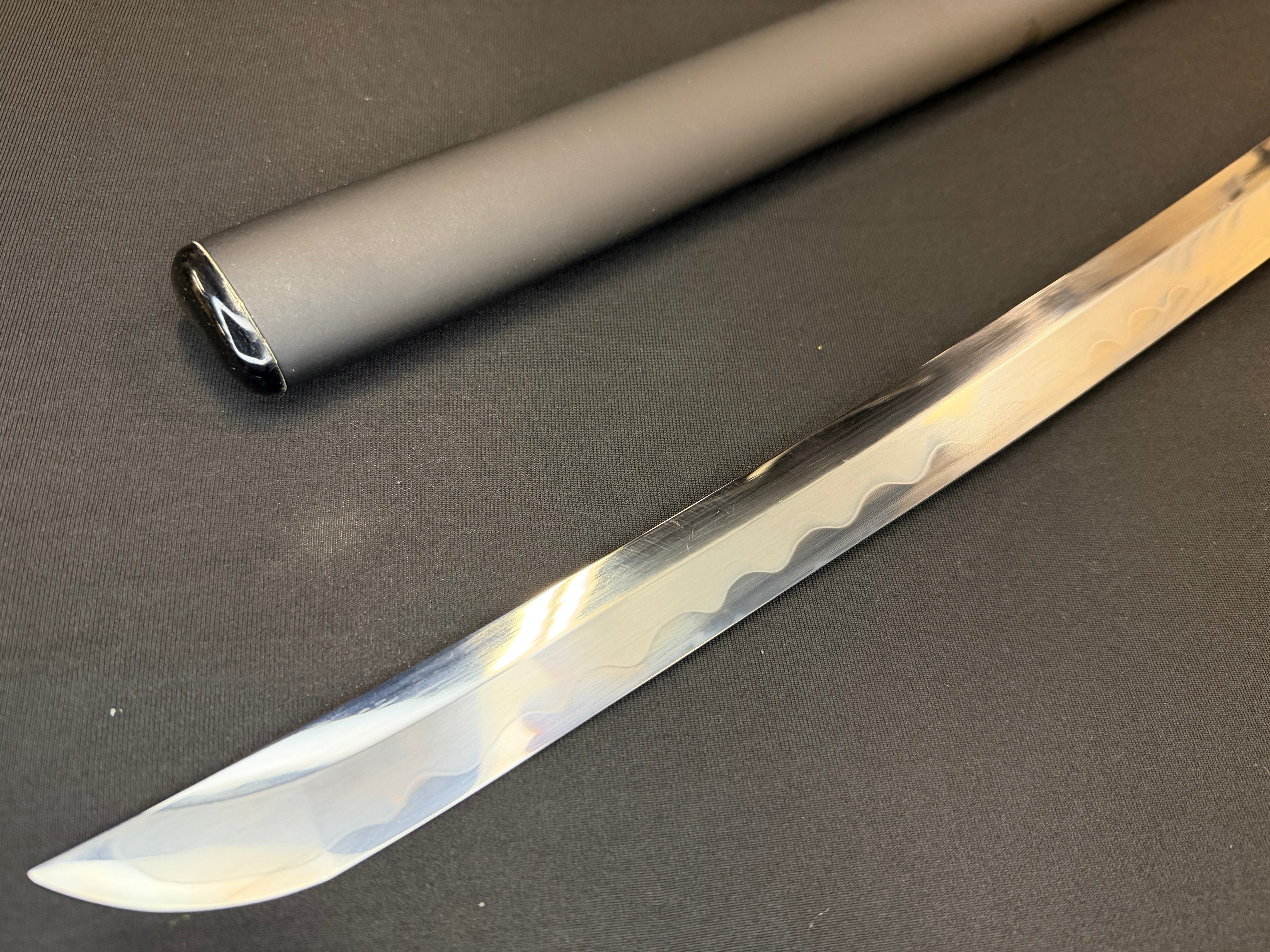 USED Thaitsuki Nightspark Katana, Unokubi 1095 Clay tempered exclusive