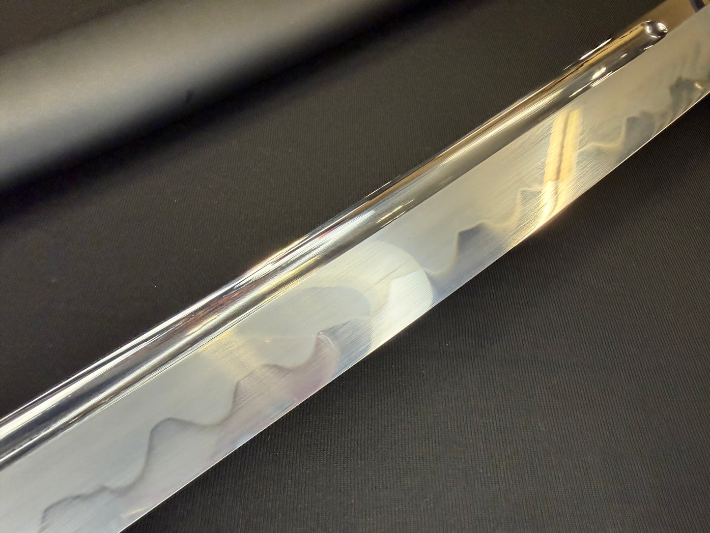 Thaitsuki Nightspark Katana, Unokubi 1095 Clay tempered exclusive