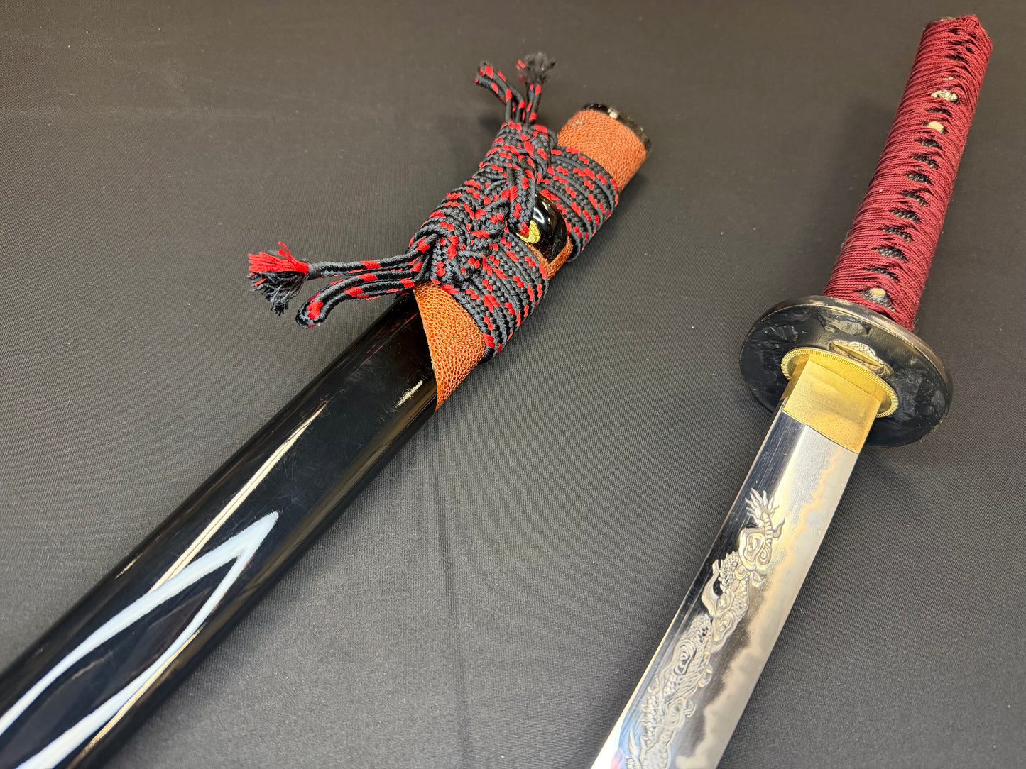 Legacy Steel Craftsman Elite Katana - Crimson Guardian folded 1095