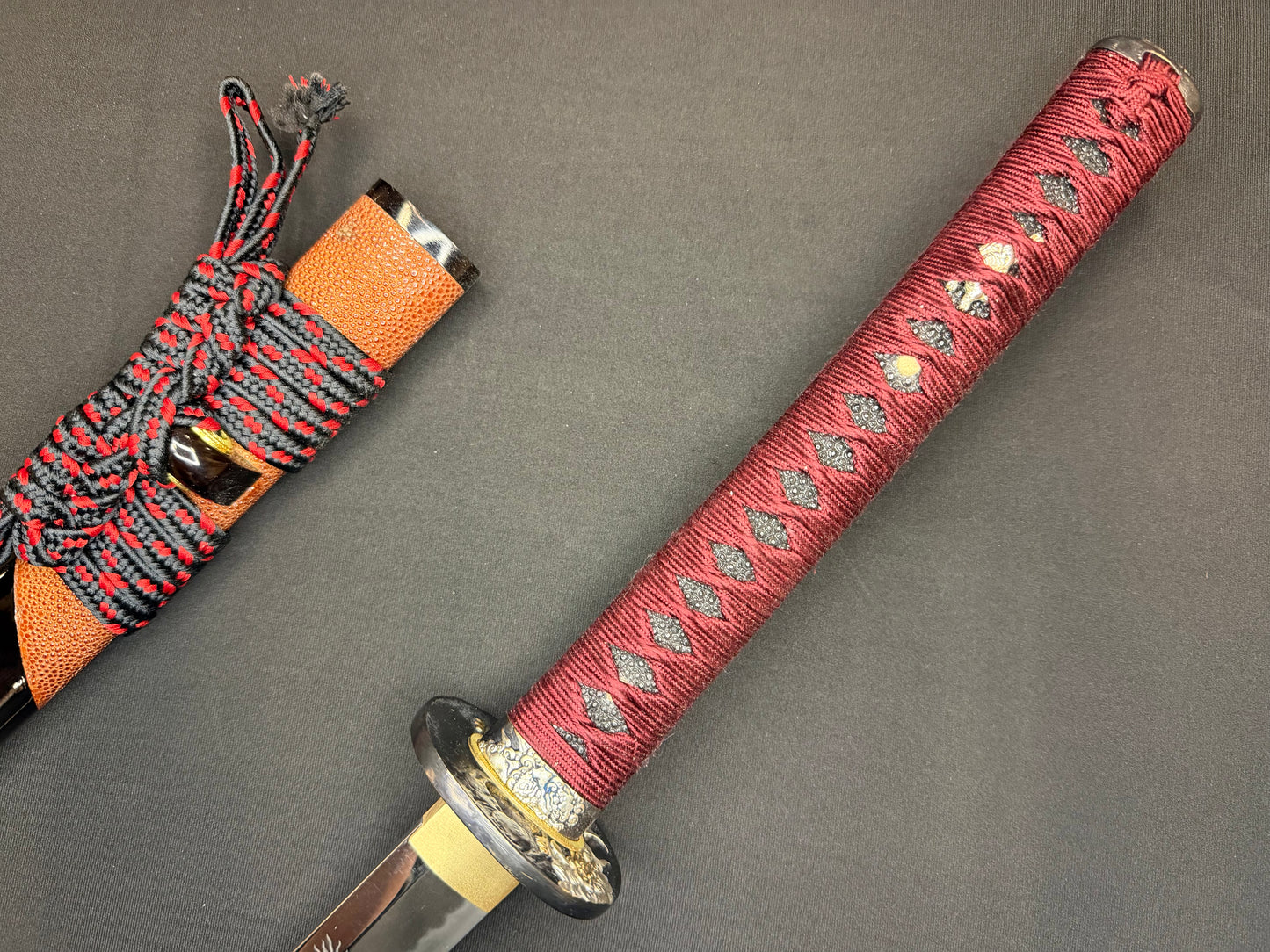 Legacy Steel Craftsman Elite Katana - Crimson Guardian folded 1095