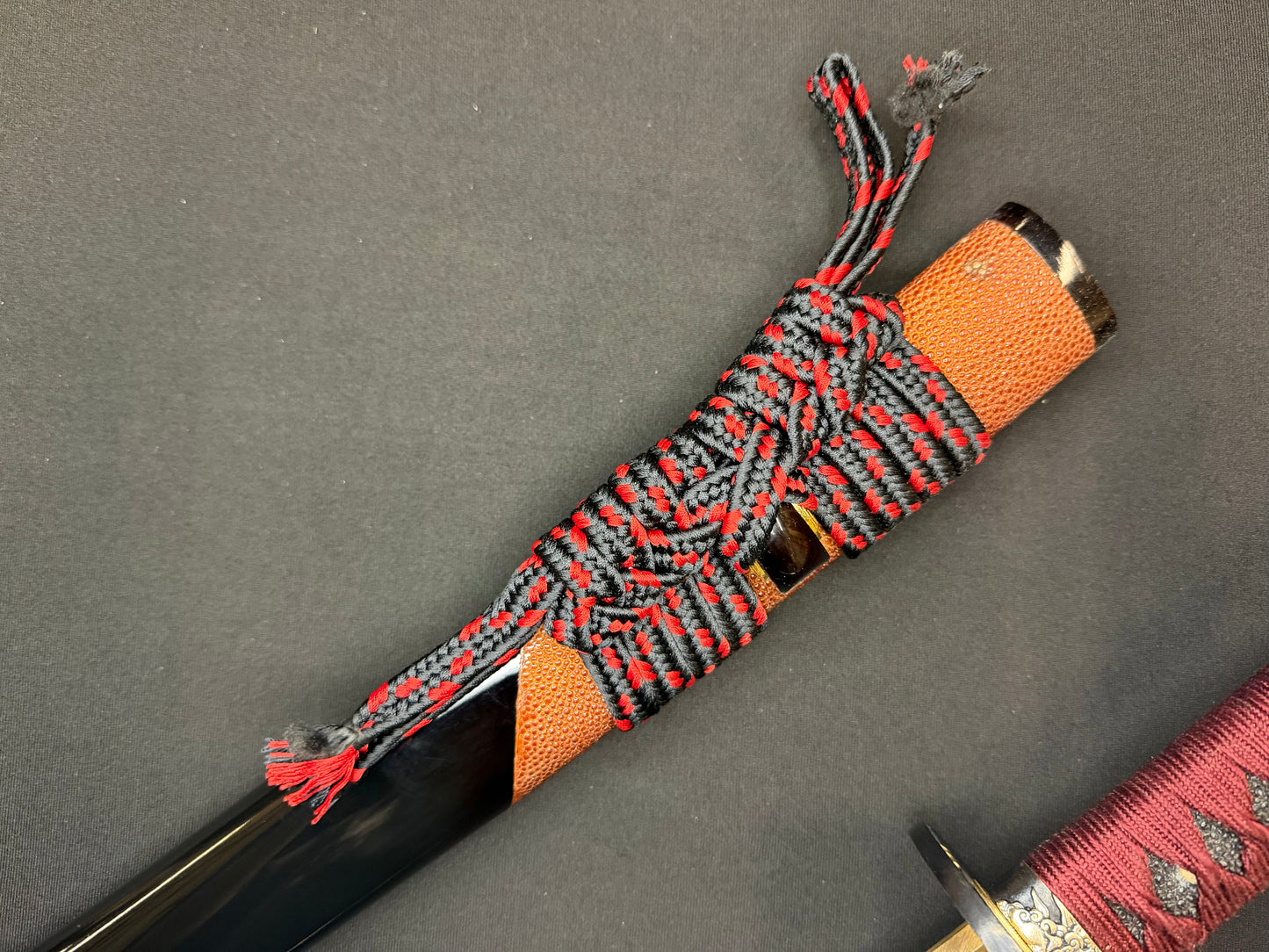 Legacy Steel Craftsman Elite Katana - Crimson Guardian folded 1095