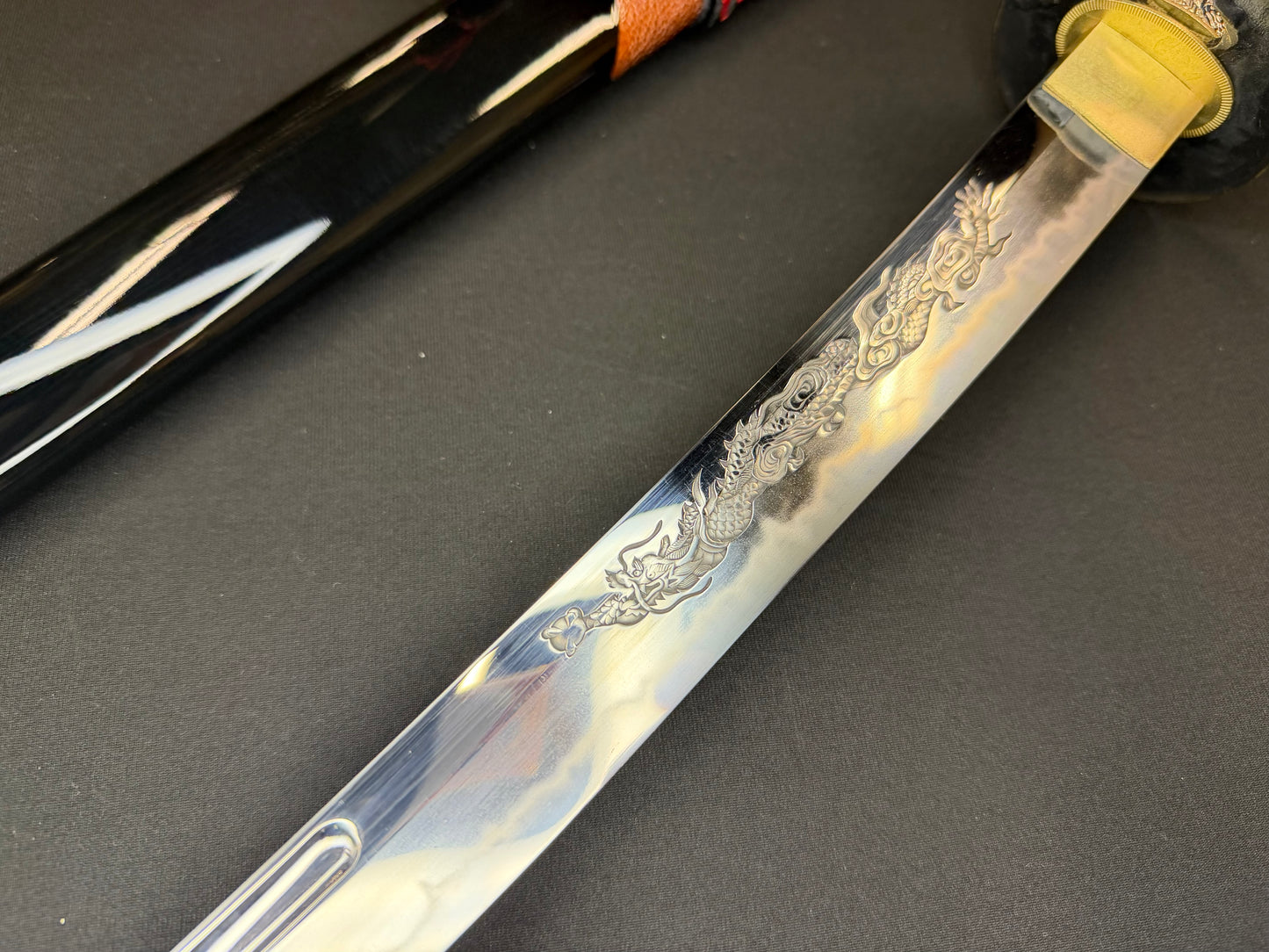 Legacy Steel Craftsman Elite Katana - Crimson Guardian folded 1095