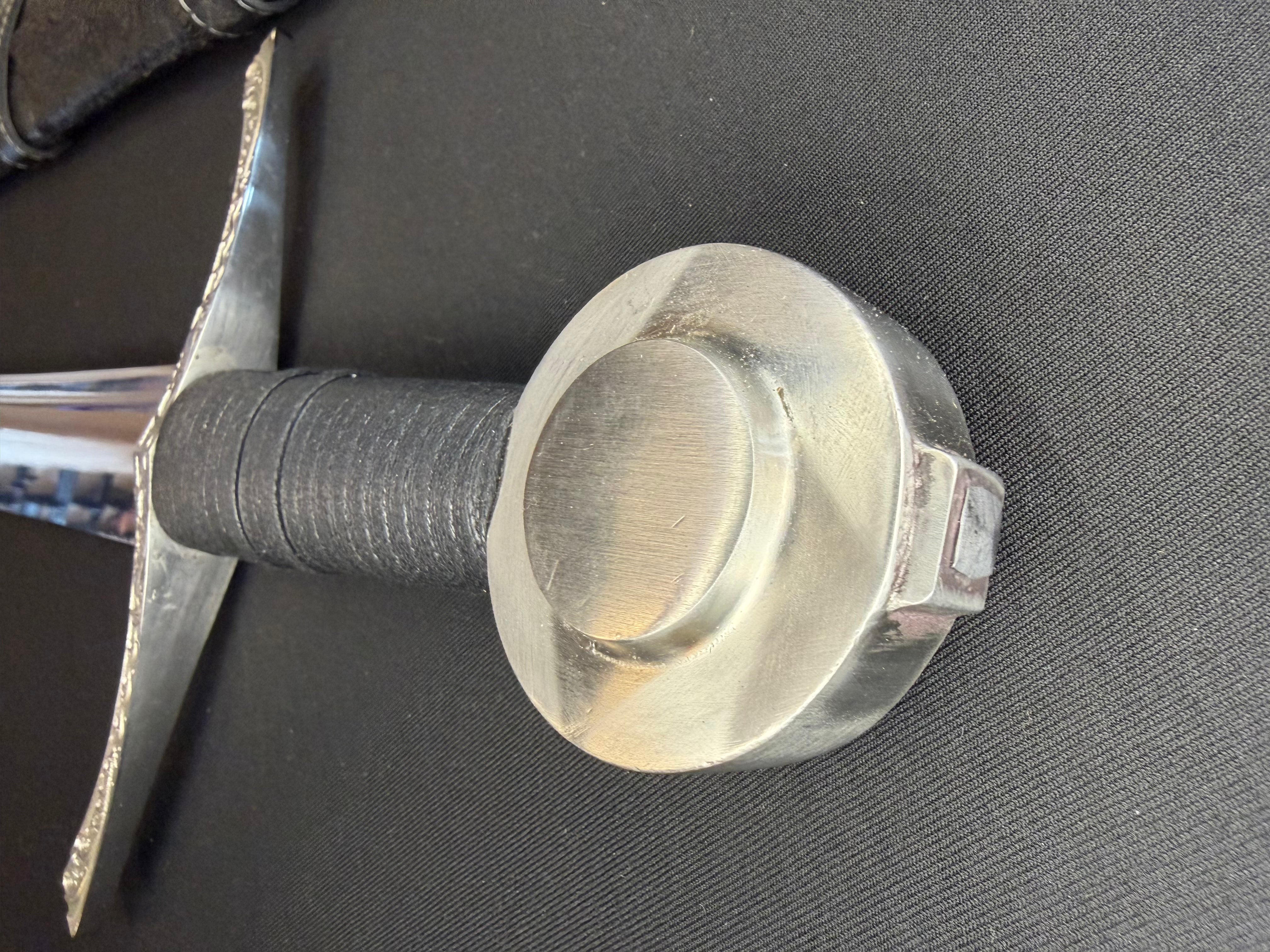 Dragonspring Forge Falchion Sword Floral Theme 65Mn Spring Steel