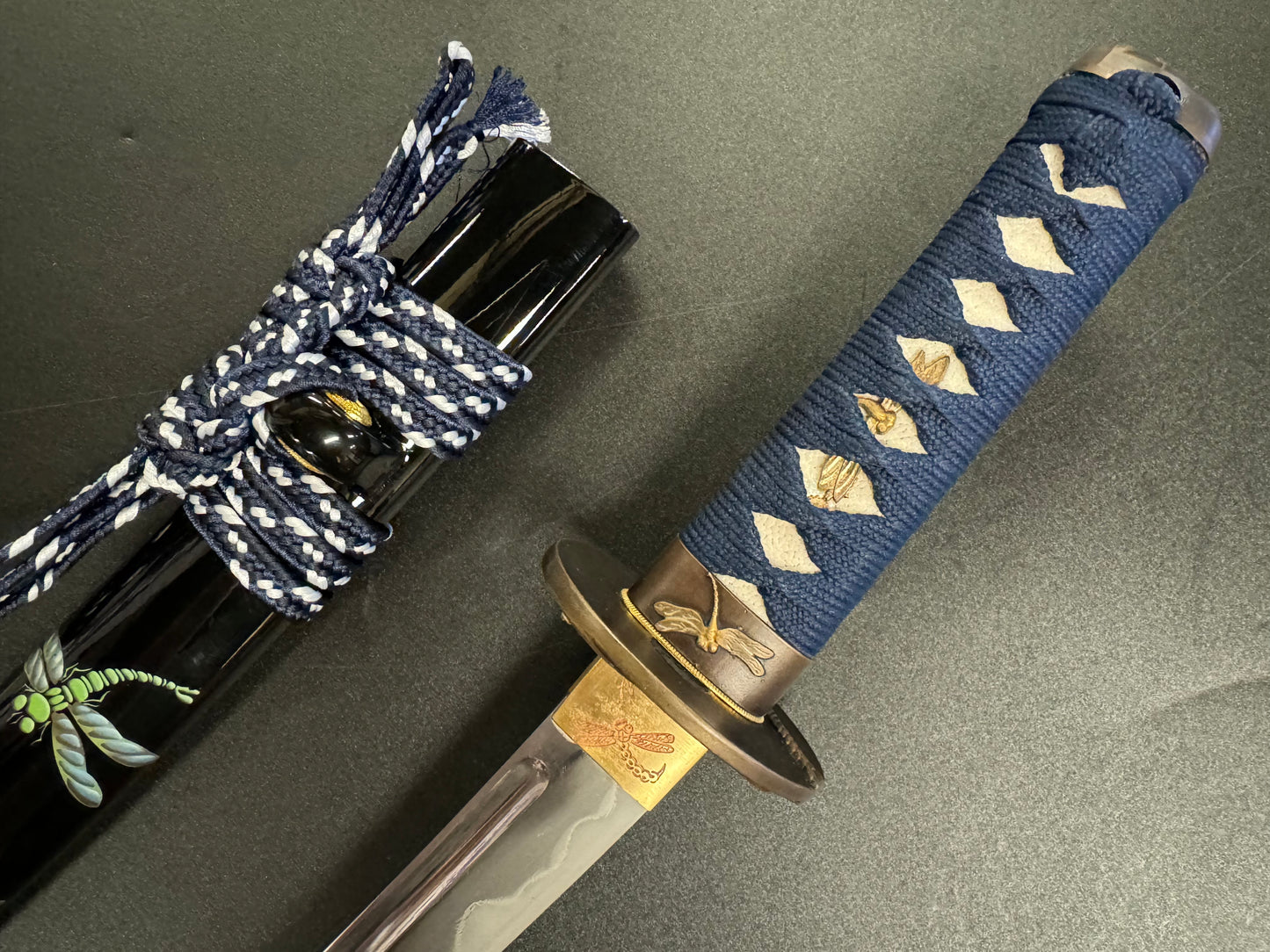 Phoenix Arms Tanto - Blue Dragonfly Unokubi Sanmai