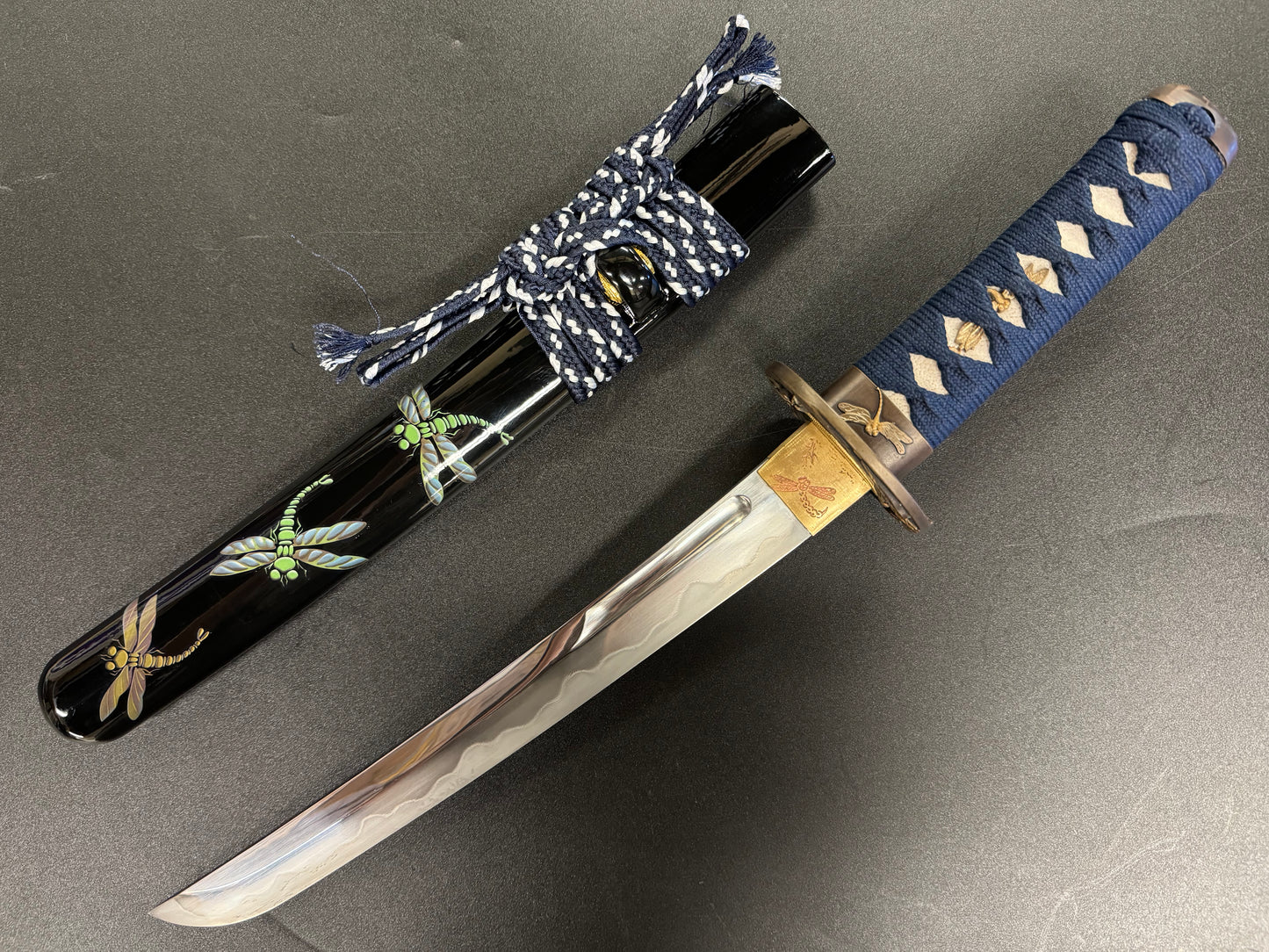 Phoenix Arms Tanto - Blue Dragonfly Unokubi Sanmai