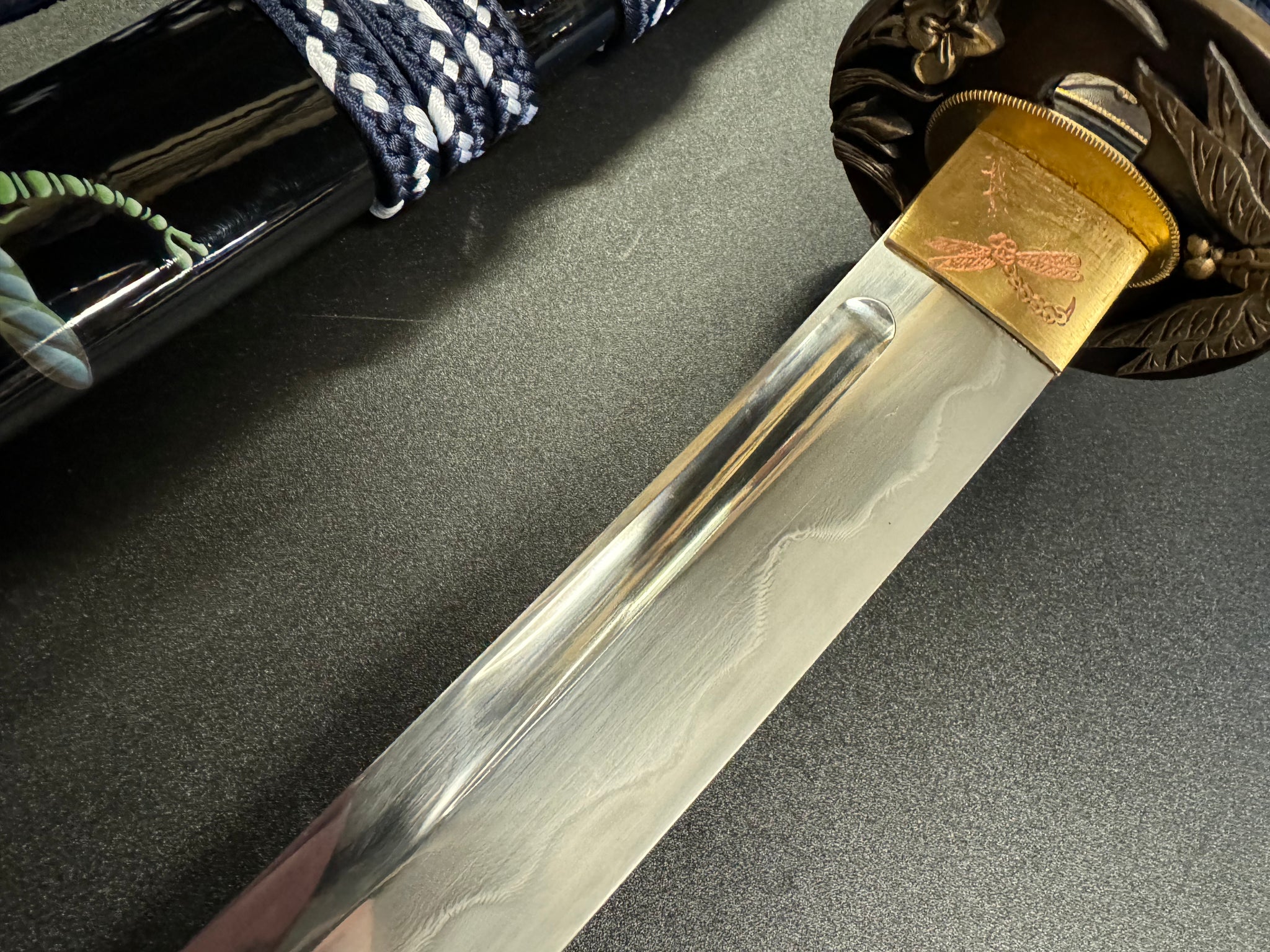 Phoenix Arms Tanto - Blue Dragonfly Unokubi Sanmai