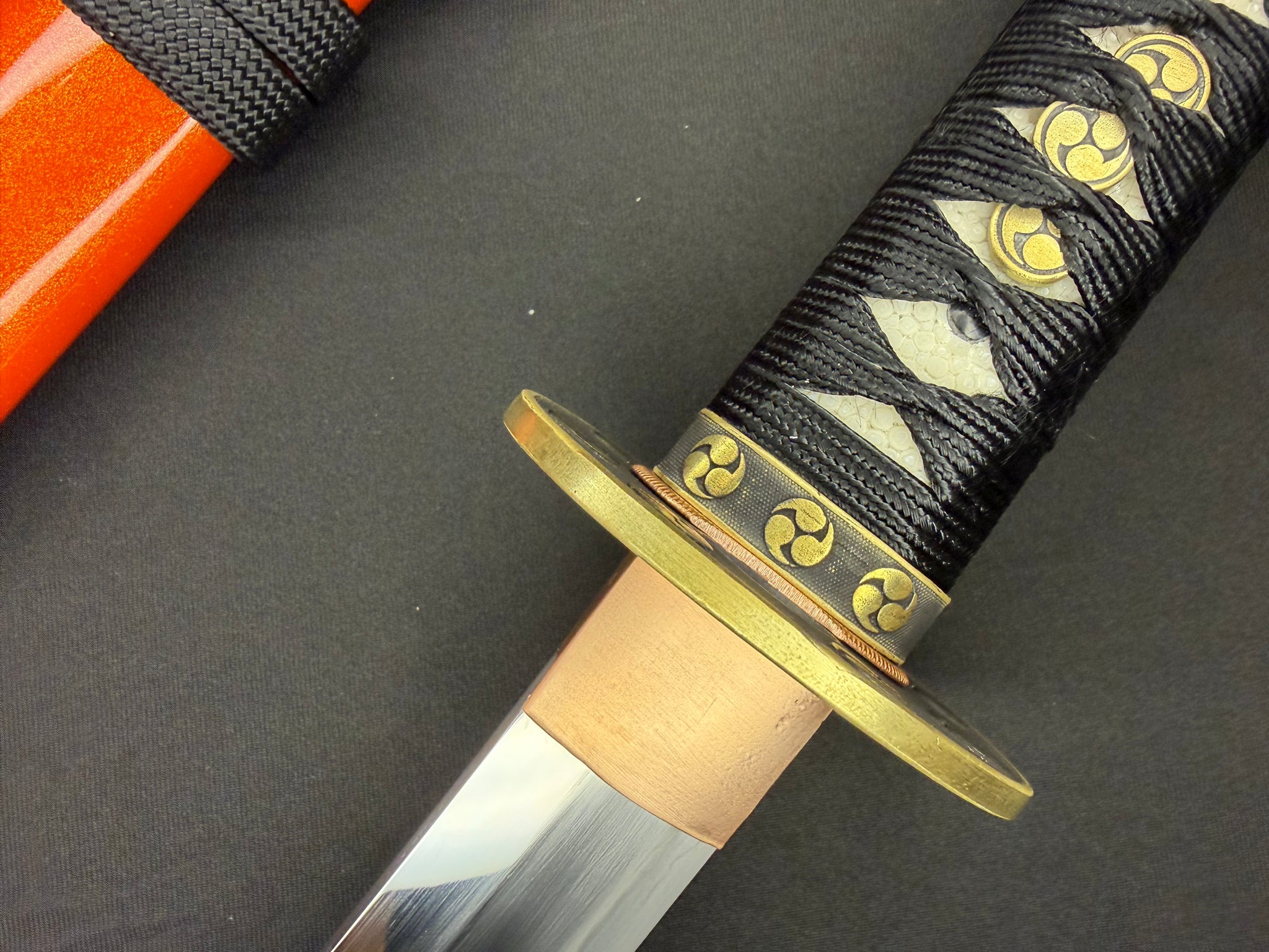 Phoenix Armory Craftsman Elite Katana - Amber Guard Folded Steel