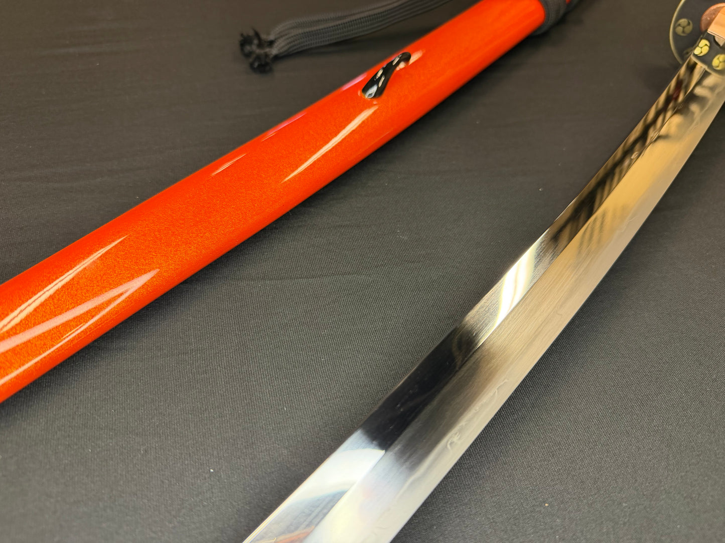 Phoenix Armory Craftsman Elite Katana - Amber Guard Folded Steel