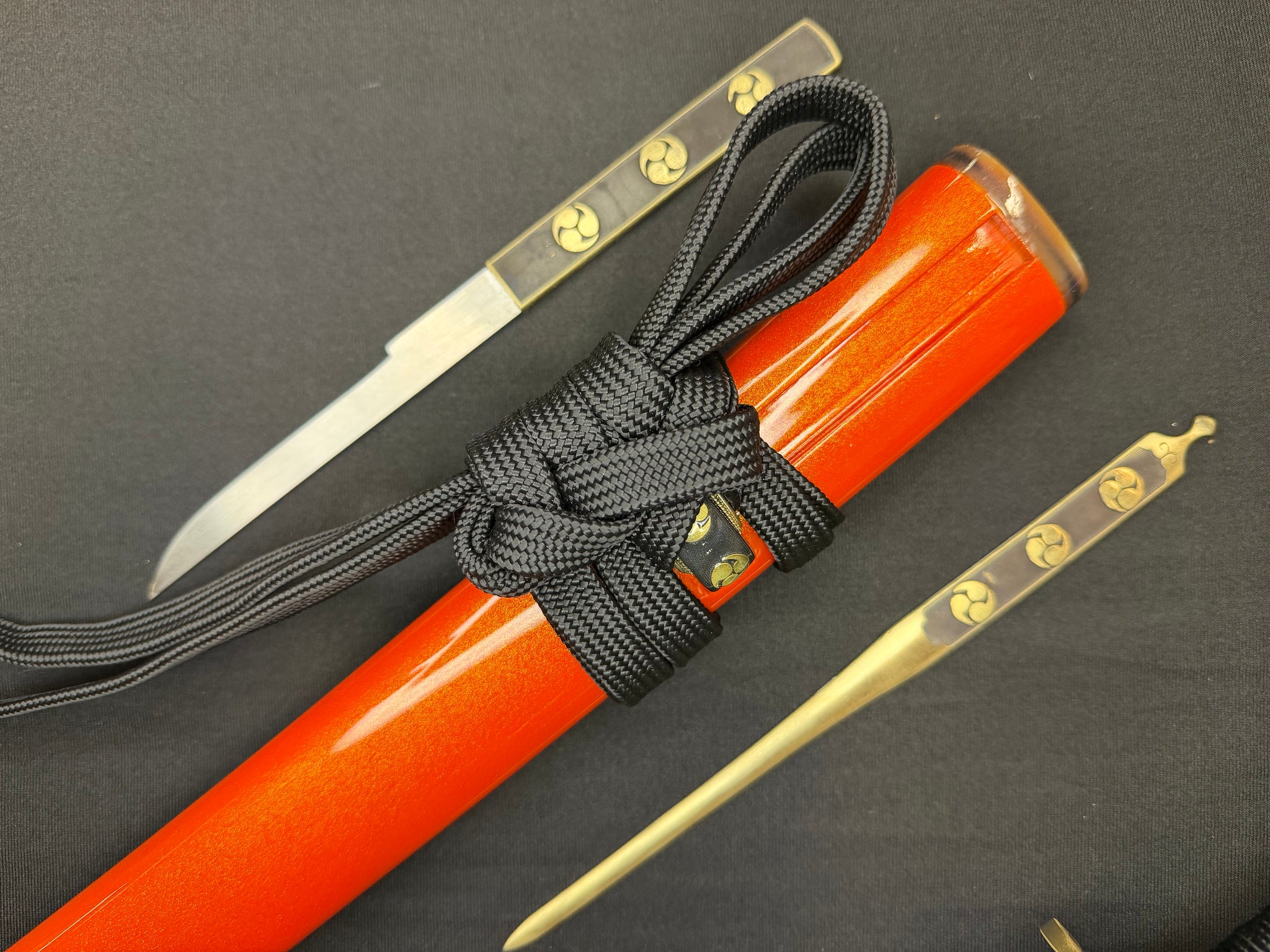 Phoenix Armory Craftsman Elite Katana - Amber Guard Folded Steel