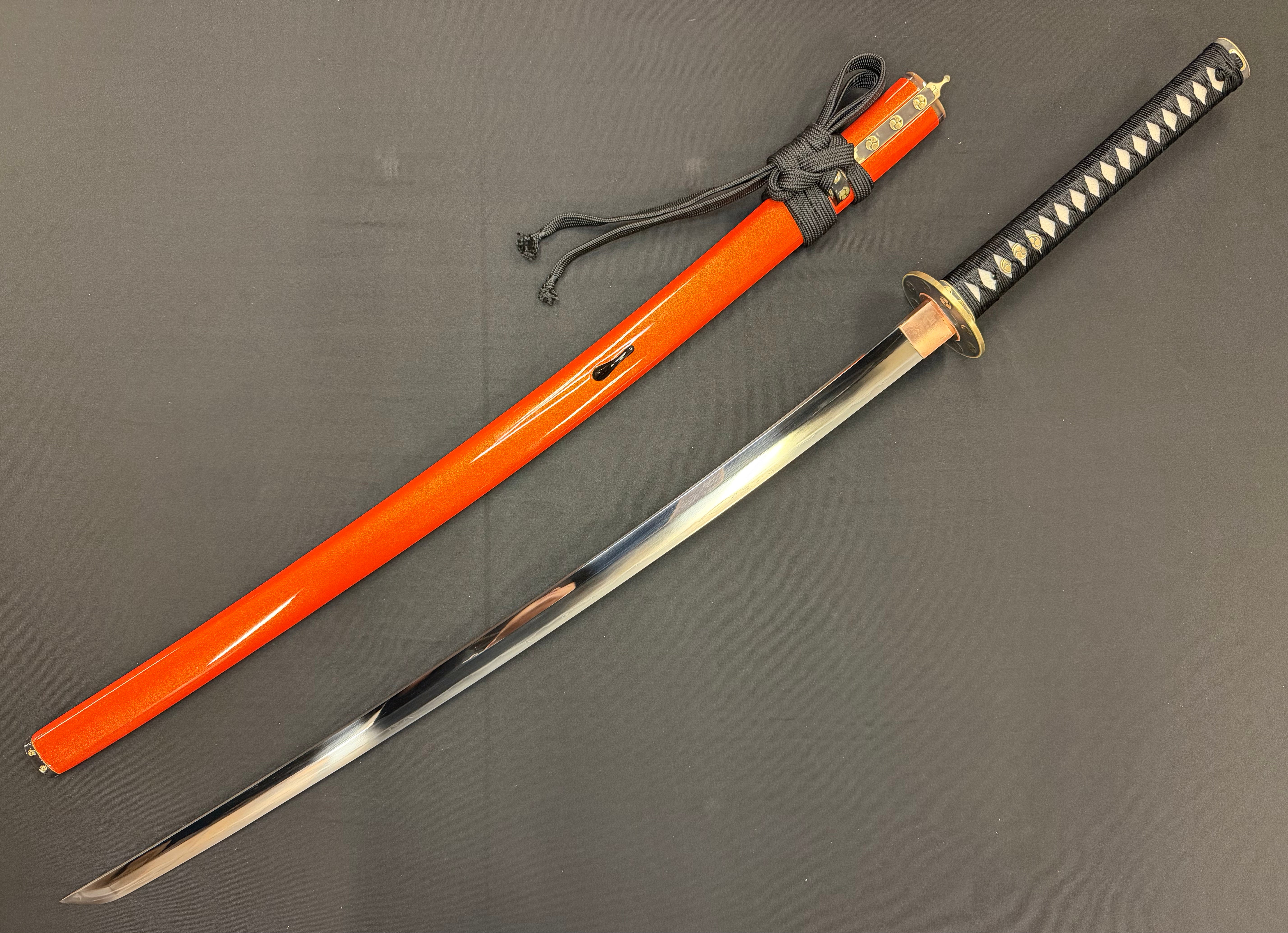 Phoenix Armory Craftsman Elite Katana - Amber Guard Folded Steel