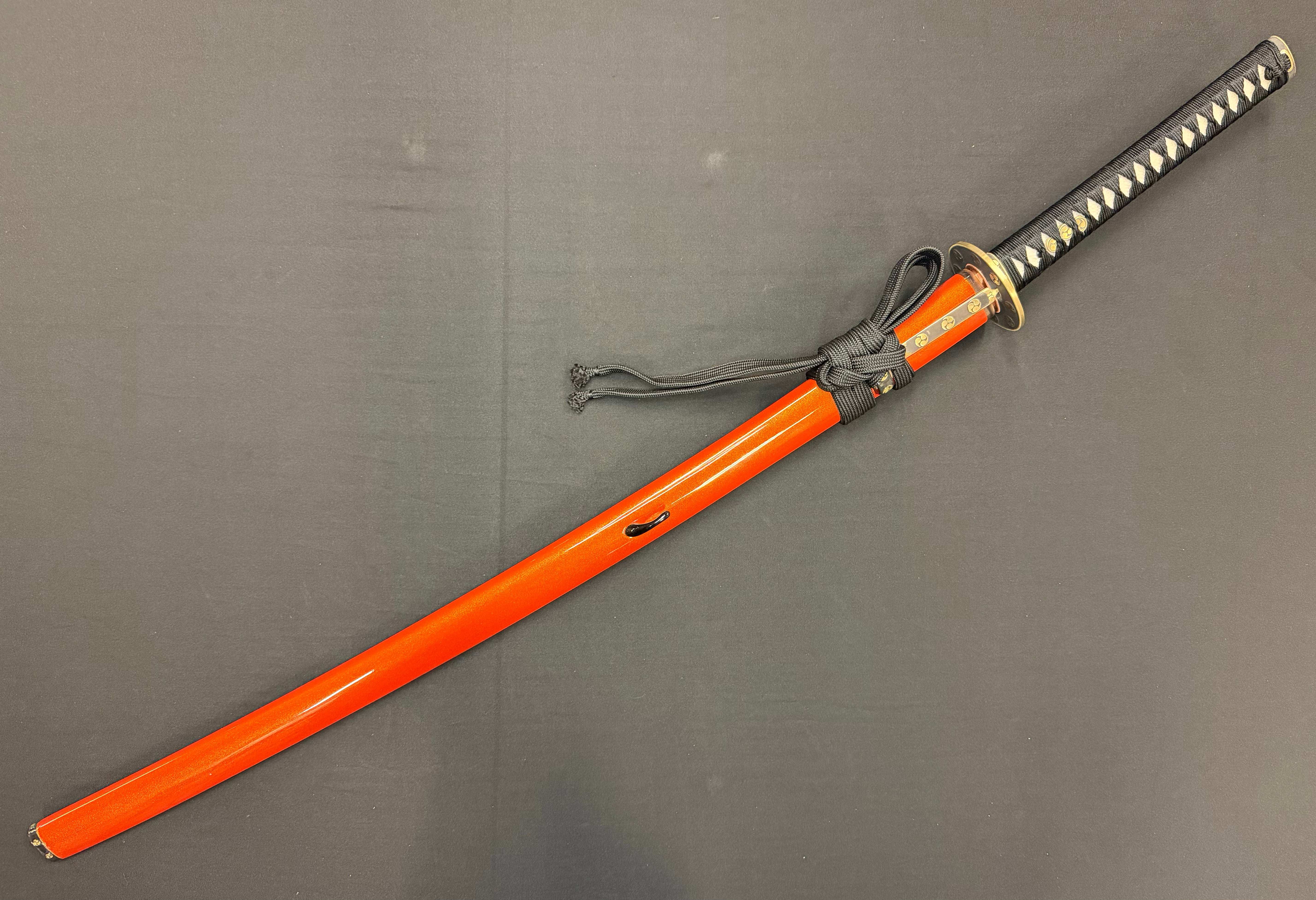 Phoenix Armory Craftsman Elite Katana - Amber Guard Folded Steel
