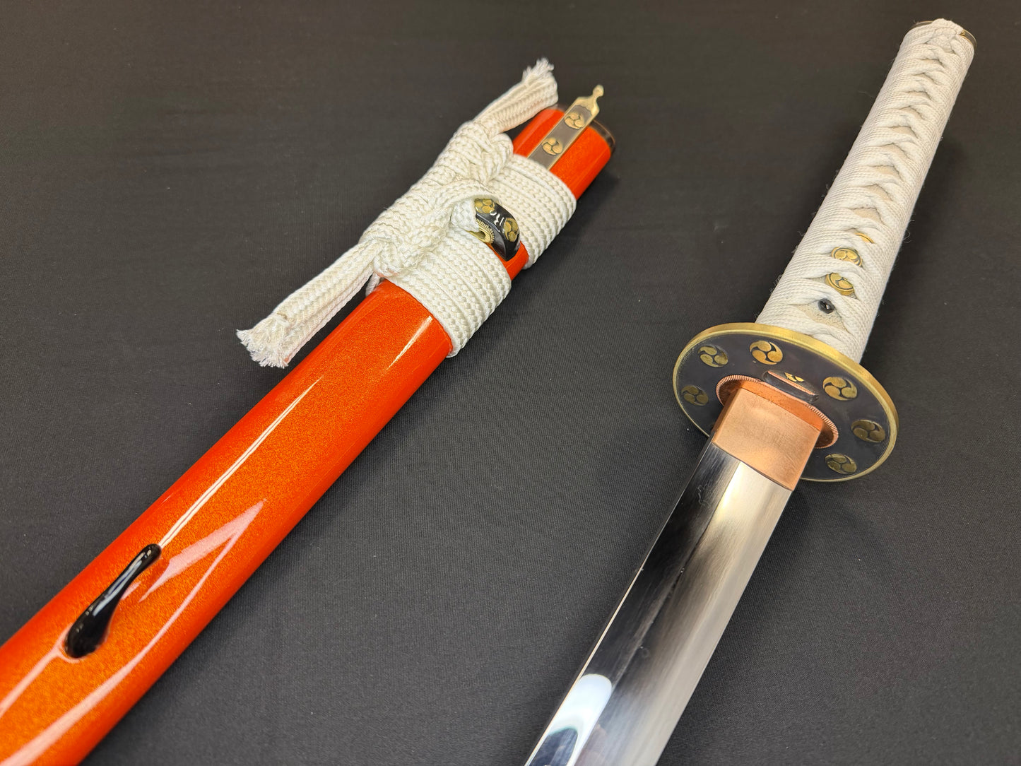 Phoenix Armory Craftsman Elite Katana - Amber Sentinel Folded Steel