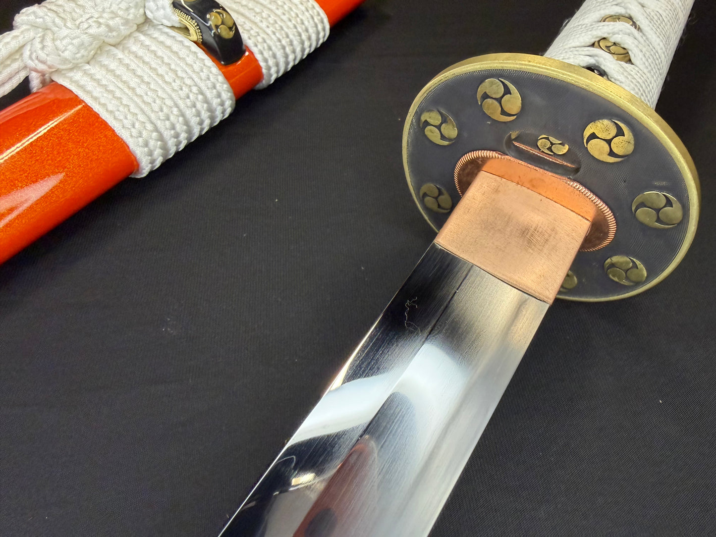 Phoenix Armory Craftsman Elite Katana - Amber Sentinel Folded Steel