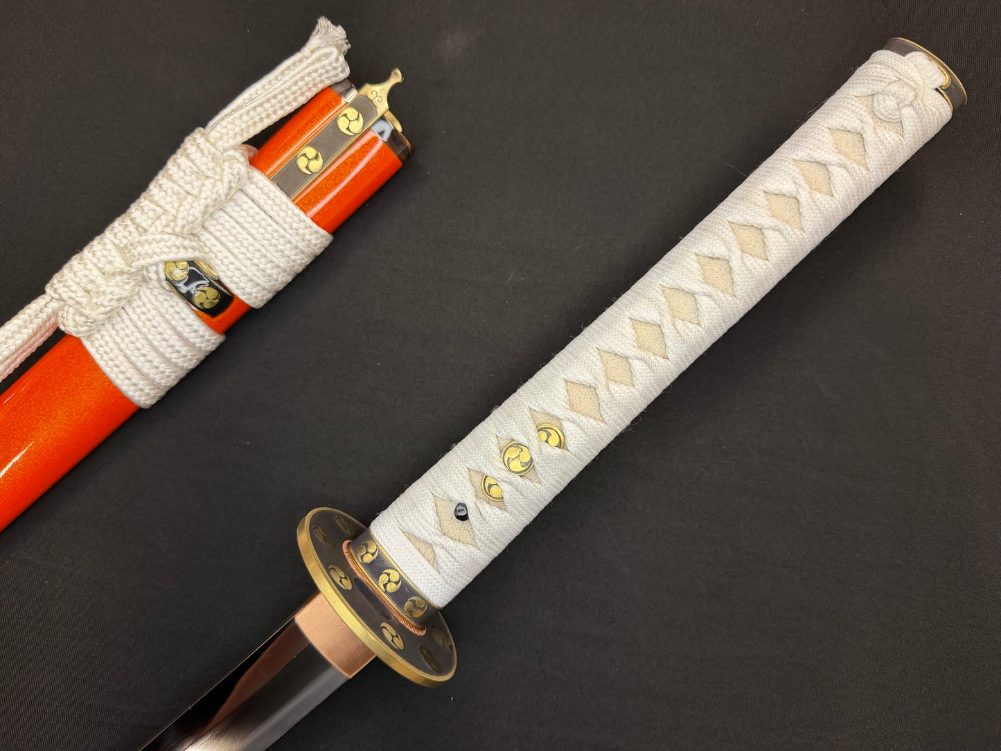 Phoenix Armory Craftsman Elite Katana - Amber Sentinel Folded Steel
