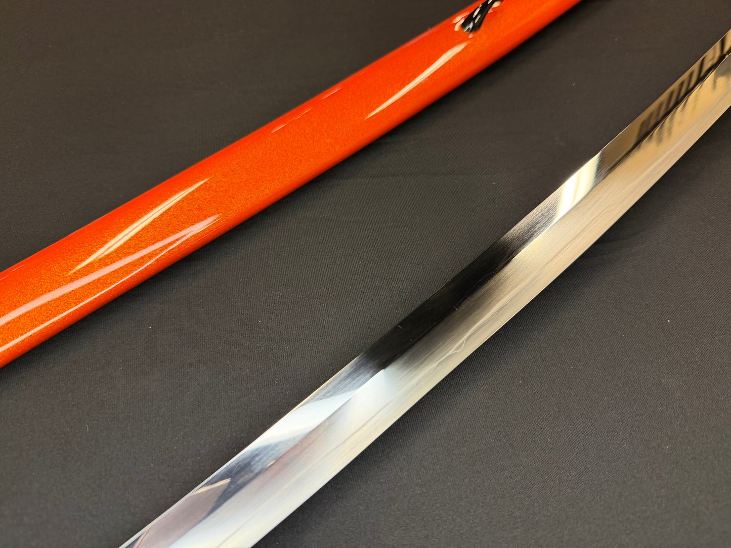 Phoenix Armory Craftsman Elite Katana - Amber Sentinel Folded Steel