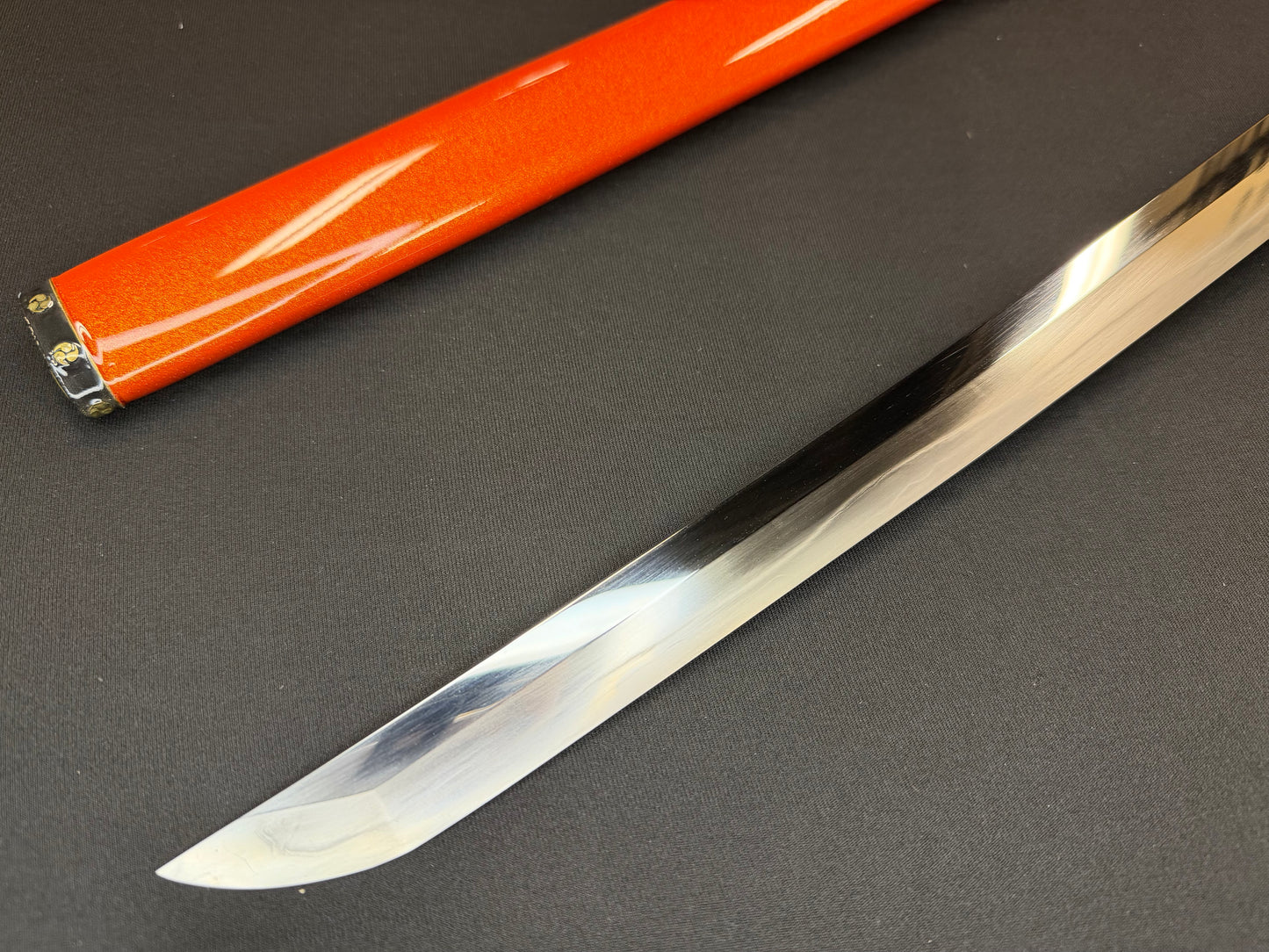 Phoenix Armory Craftsman Elite Katana - Amber Sentinel Folded Steel