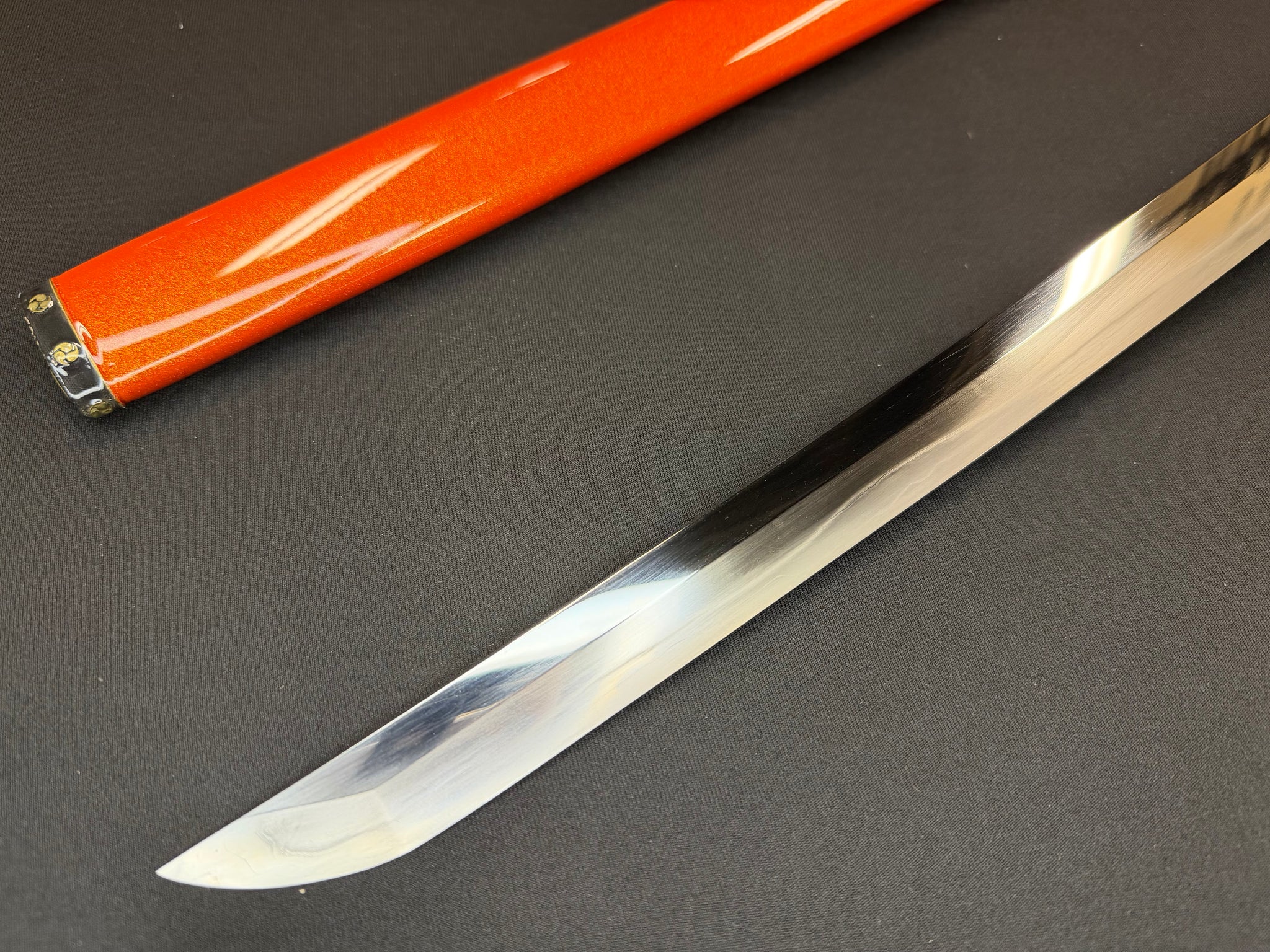 Phoenix Armory Craftsman Elite Katana - Amber Sentinel Folded Steel