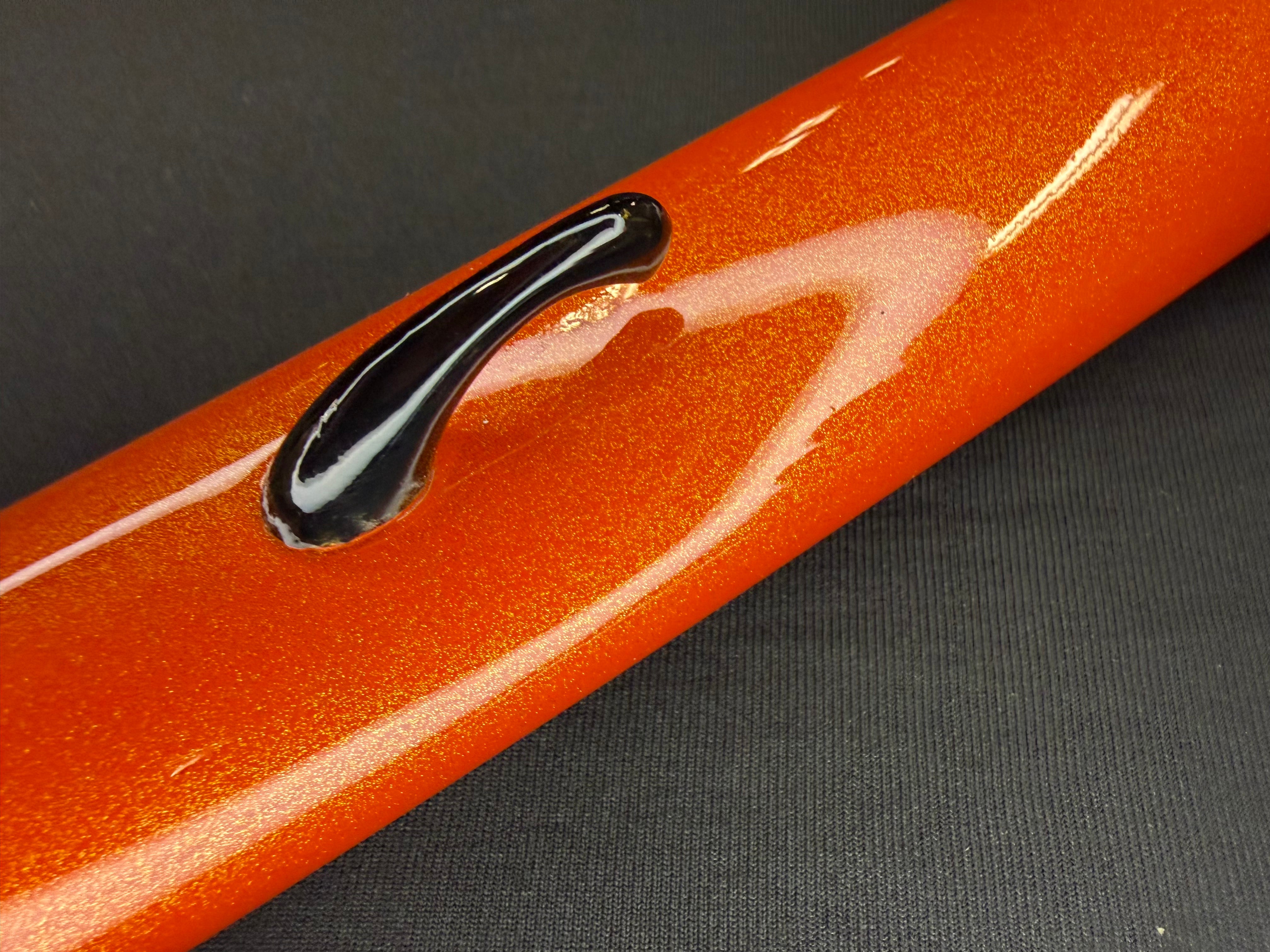 Phoenix Armory Craftsman Elite Katana - Amber Sentinel Folded Steel