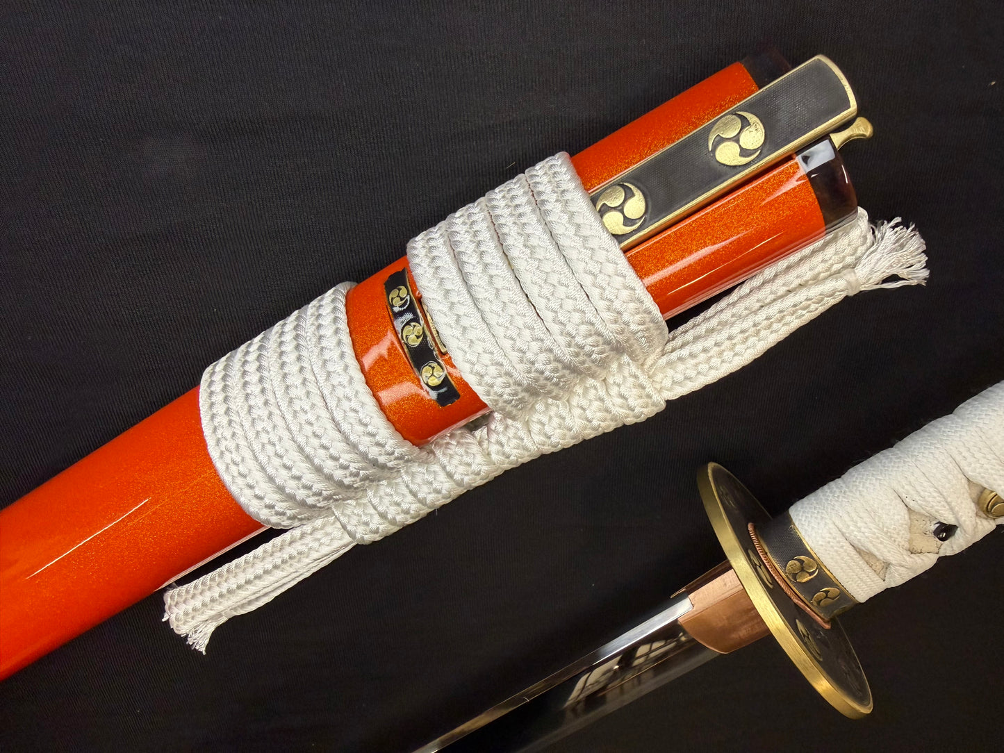 Phoenix Armory Craftsman Elite Katana - Amber Sentinel Folded Steel