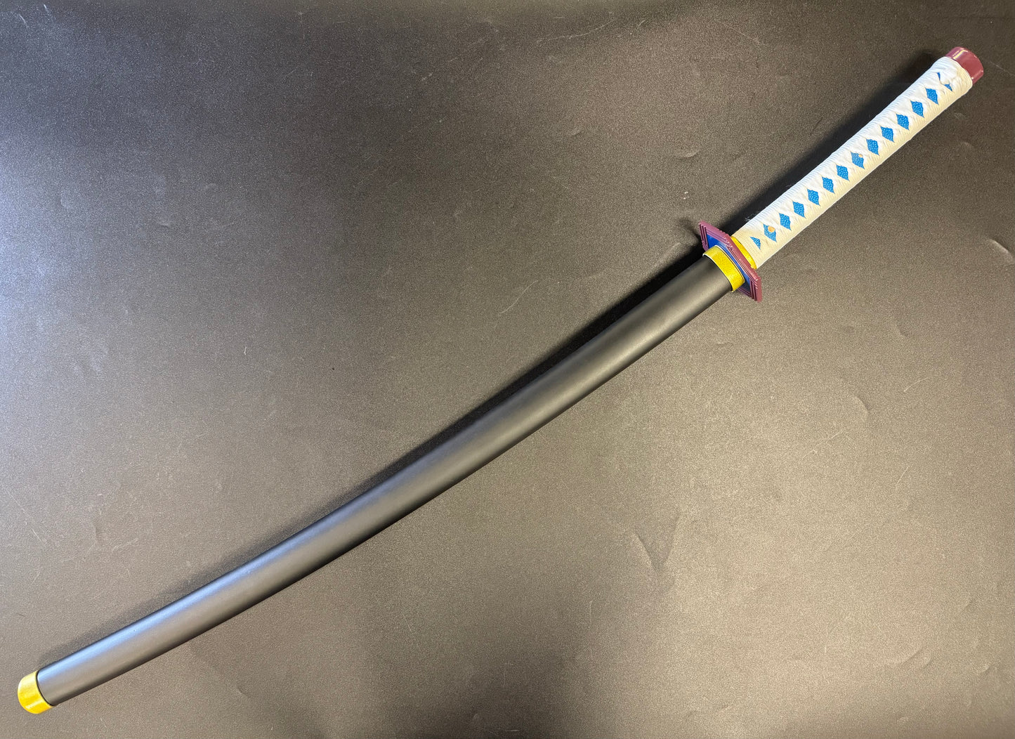 Demon Slayer Giyu Katana 65Mn Blue Blade