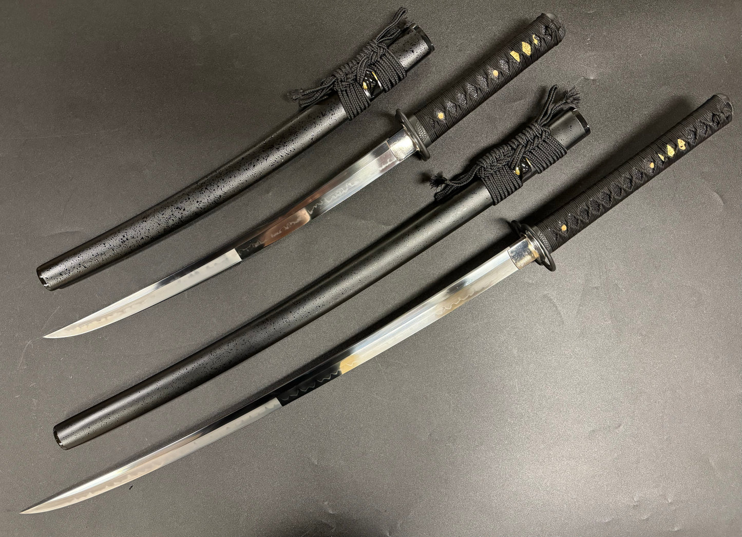 PREORDER Legacy Blades Musashi Osoraku Katana Wakizashi Daisho 1095 Clay Tempered - Set Options