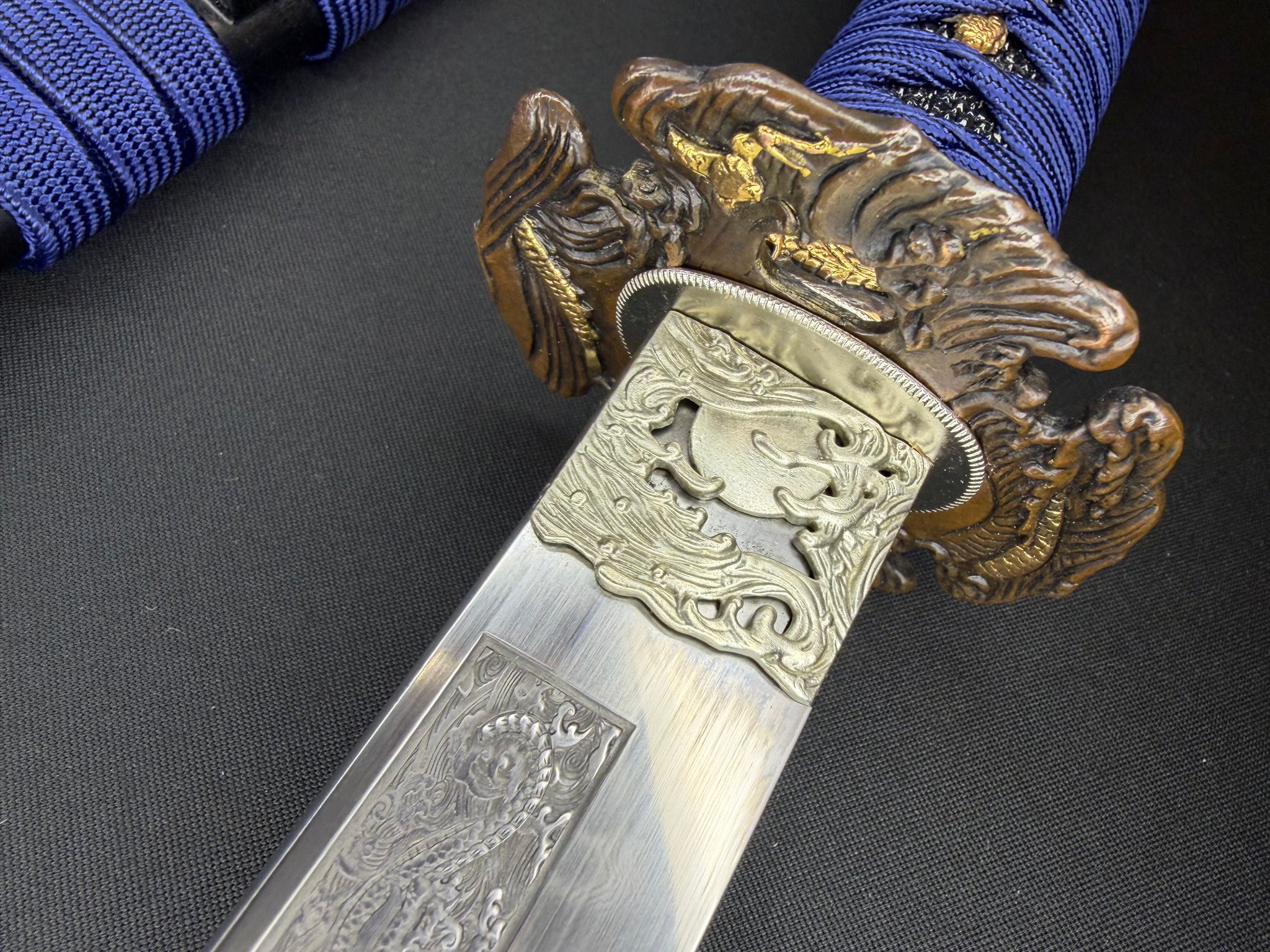 Phoenix Armory Craftsman Elite Katana - Stormdragon Forge Folded Self-smelted Steel