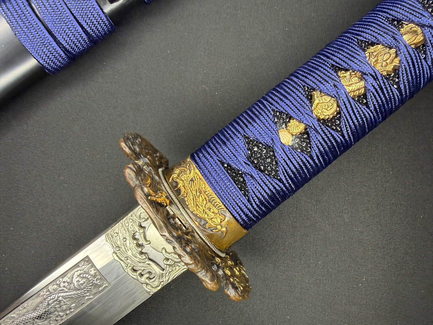 Phoenix Armory Craftsman Elite Katana - Stormdragon Forge Folded Self-smelted Steel