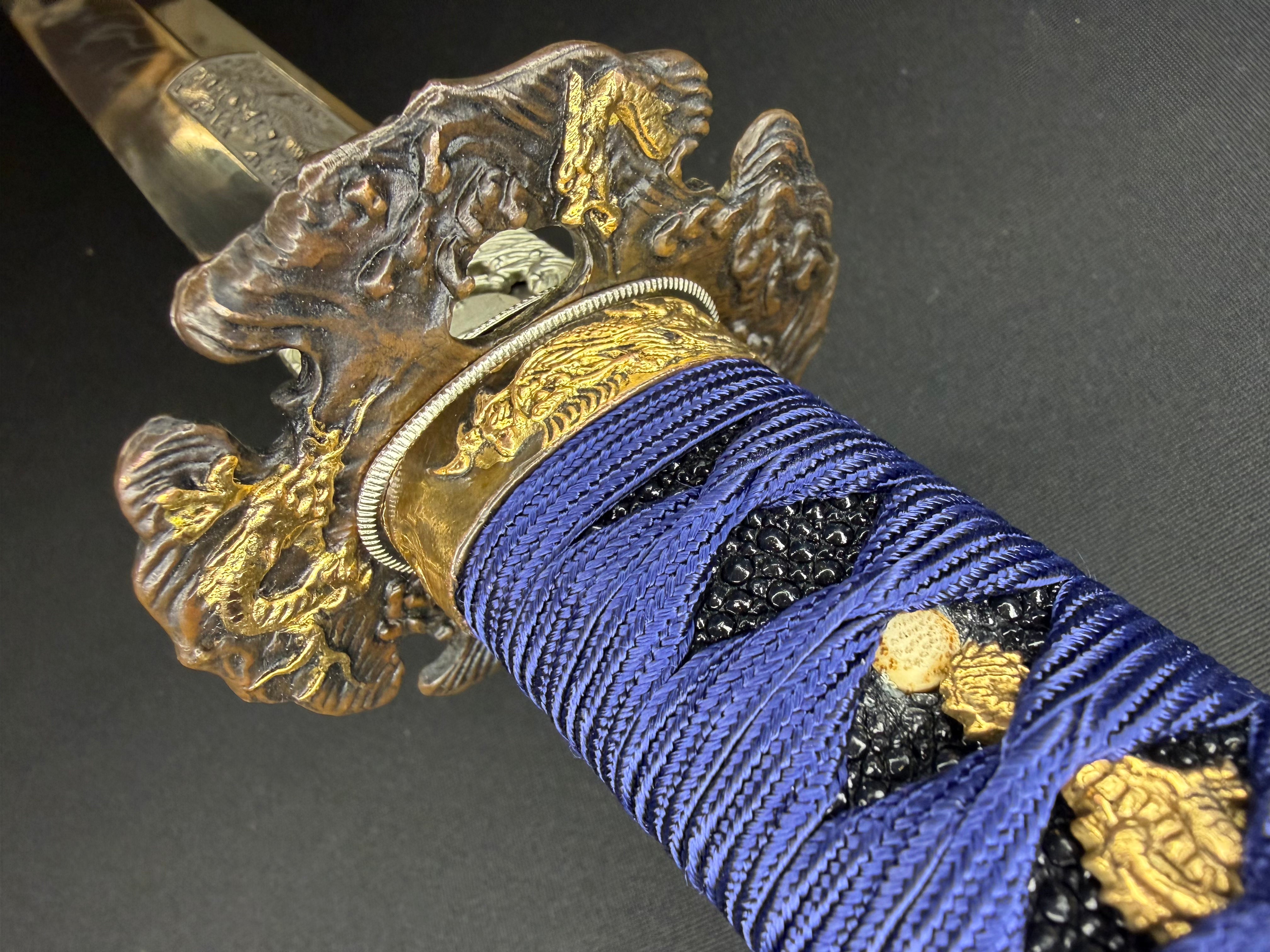 Phoenix Armory Craftsman Elite Katana - Stormdragon Forge Folded Self-smelted Steel