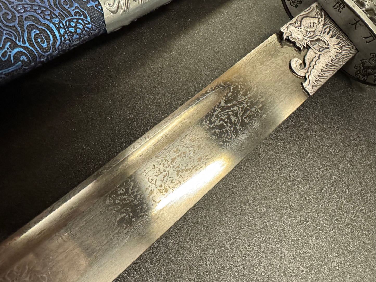 Phoenix Arms Dao - Blue Dragon Damascus Dao