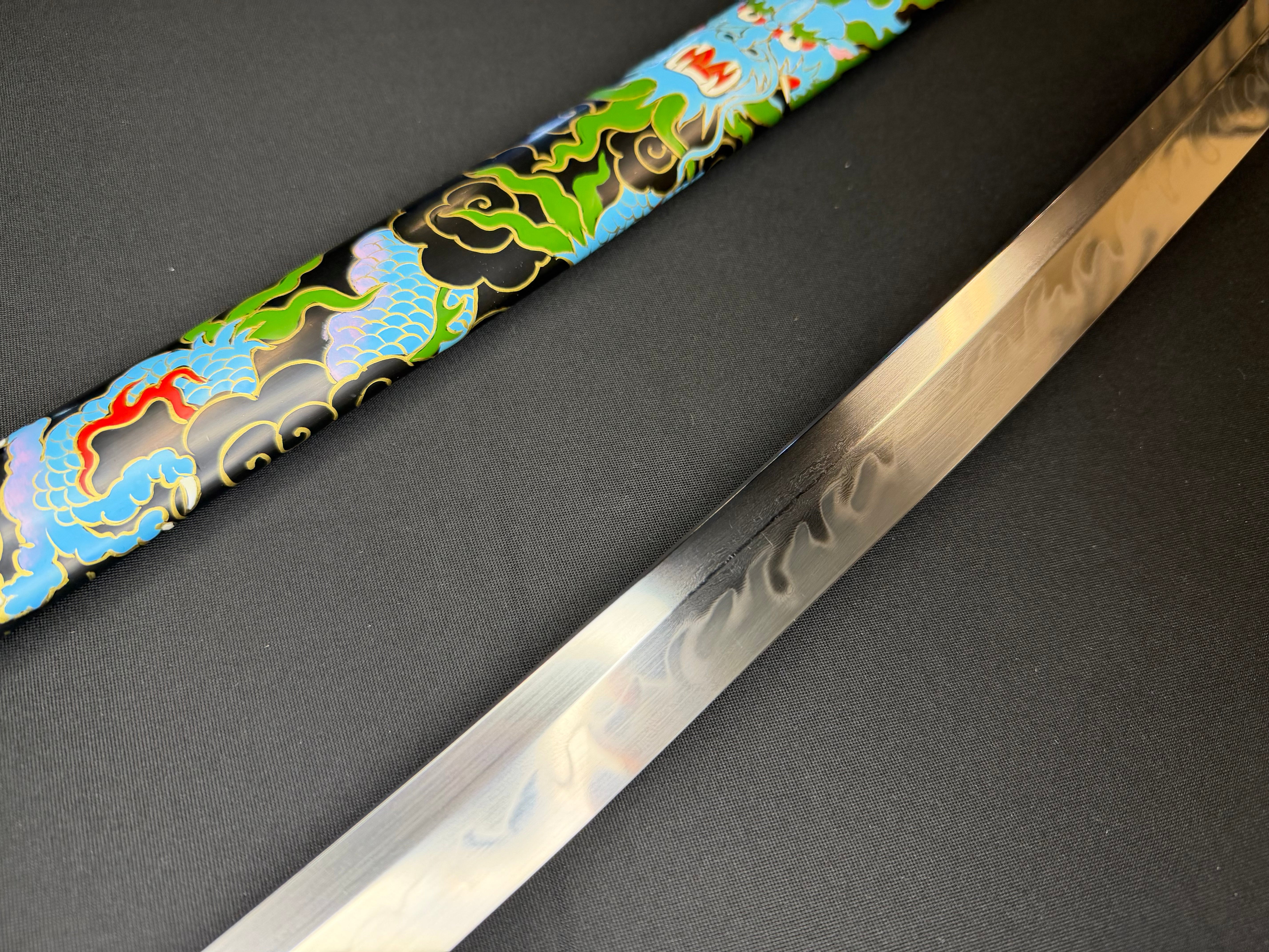 Phoenix Armory Craftsman Elite Katana - Stormdragon Forge Folded Self-smelted Steel