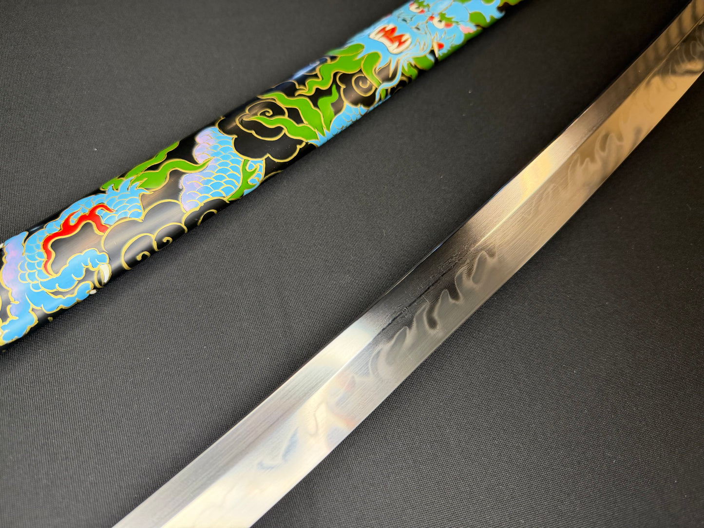 Phoenix Armory Craftsman Elite Katana - Stormdragon Forge Folded Self-smelted Steel