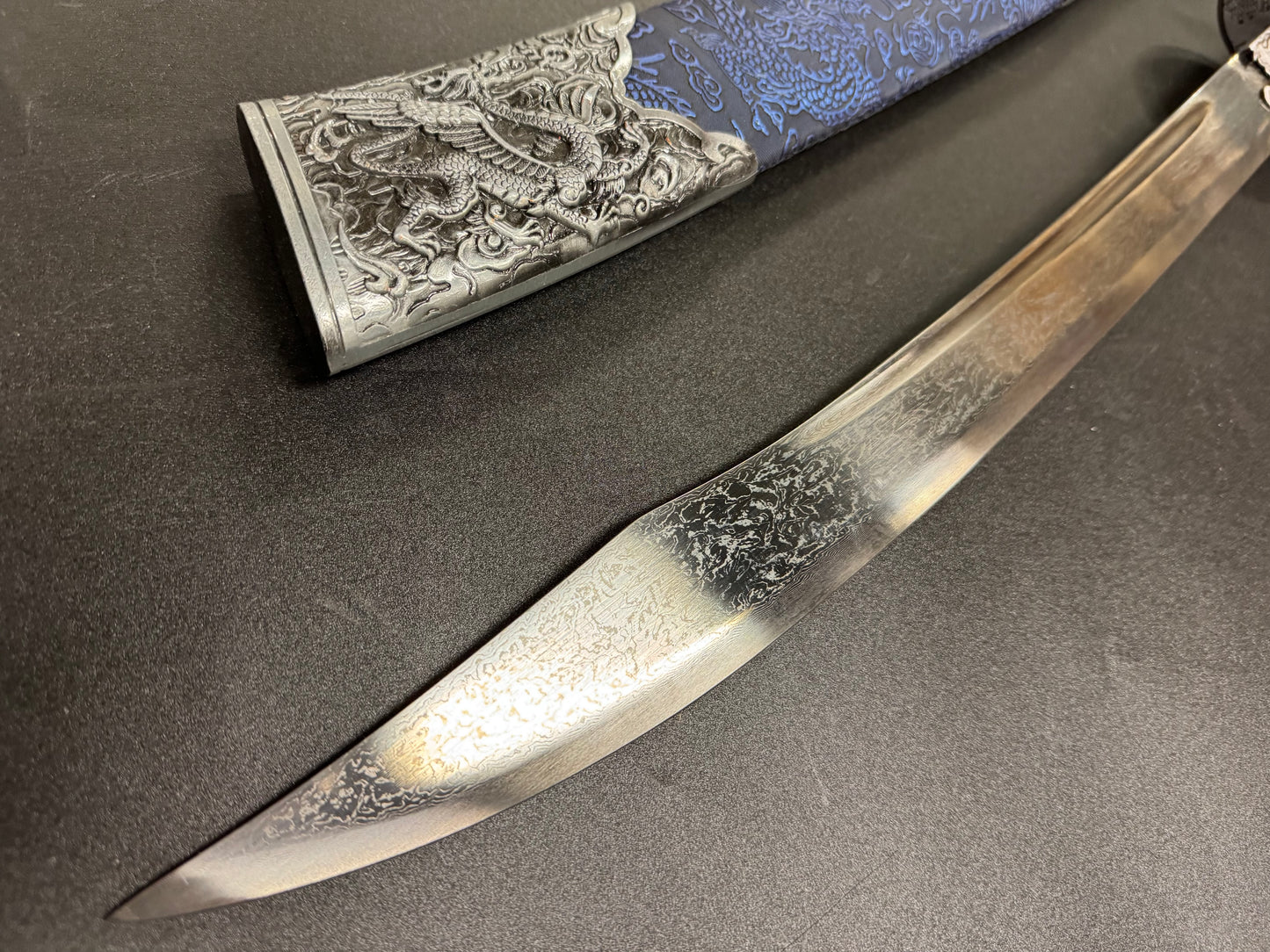 Phoenix Arms Dao - Blue Dragon Damascus Dao