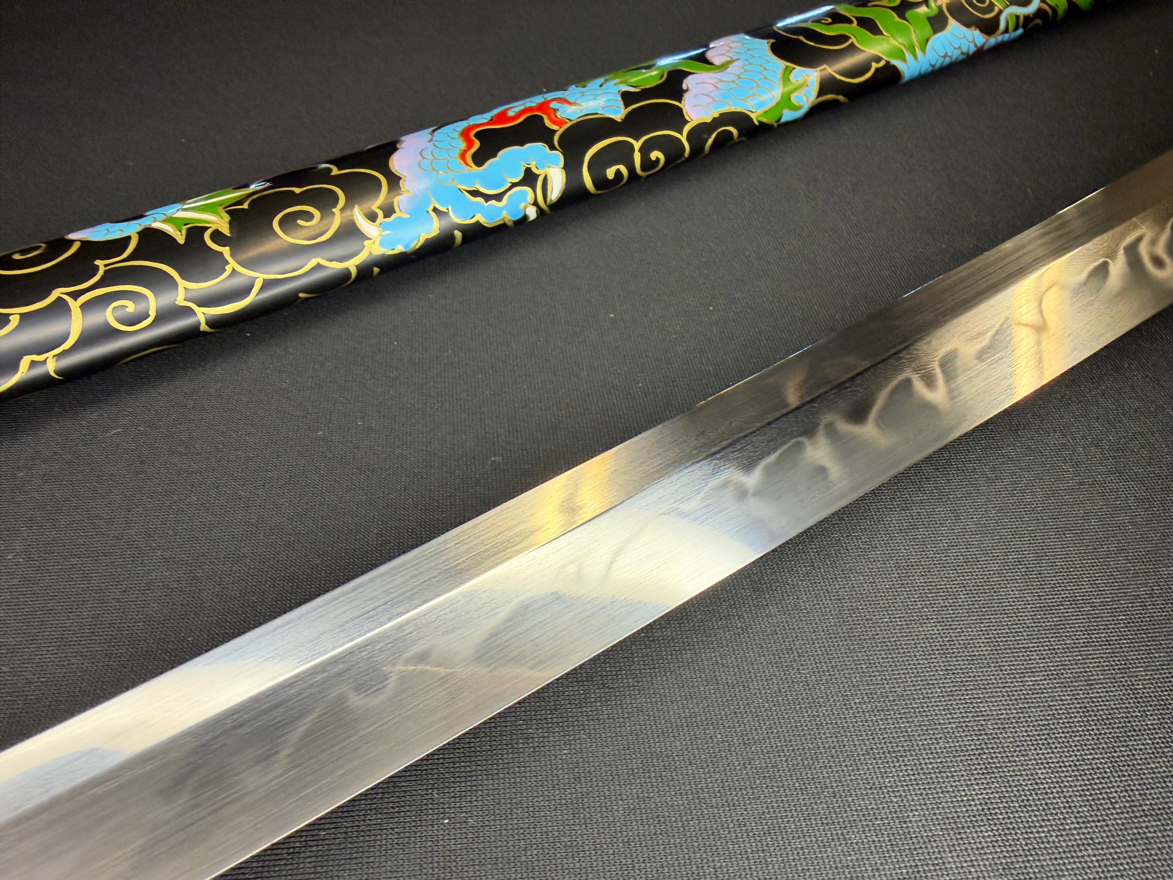 Phoenix Armory Craftsman Elite Katana - Stormdragon Forge Folded Self-smelted Steel