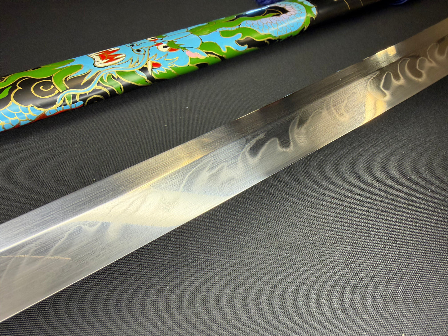 Phoenix Armory Craftsman Elite Katana - Stormdragon Forge Folded Self-smelted Steel