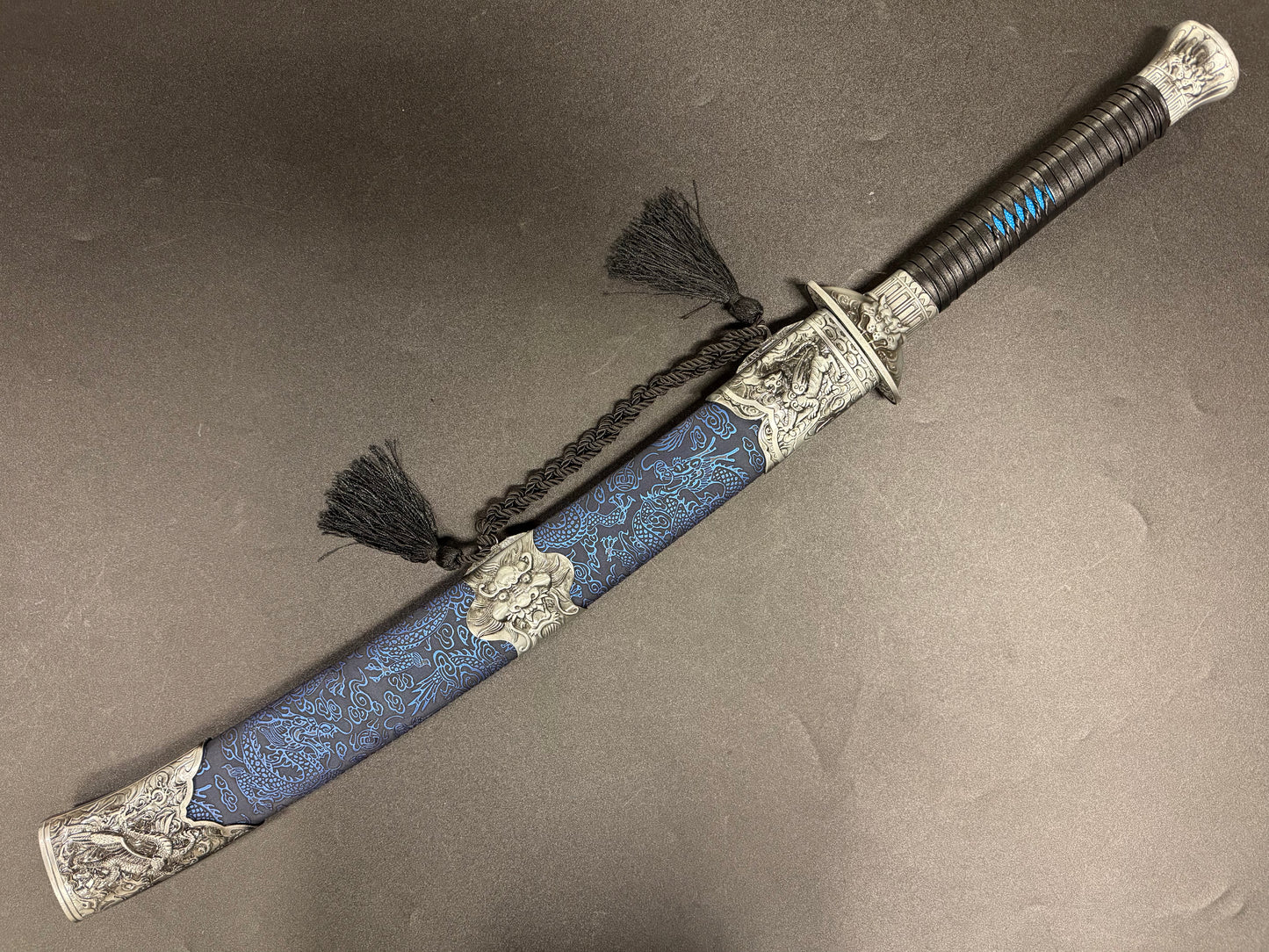 Phoenix Arms Dao - Blue Dragon Damascus Dao