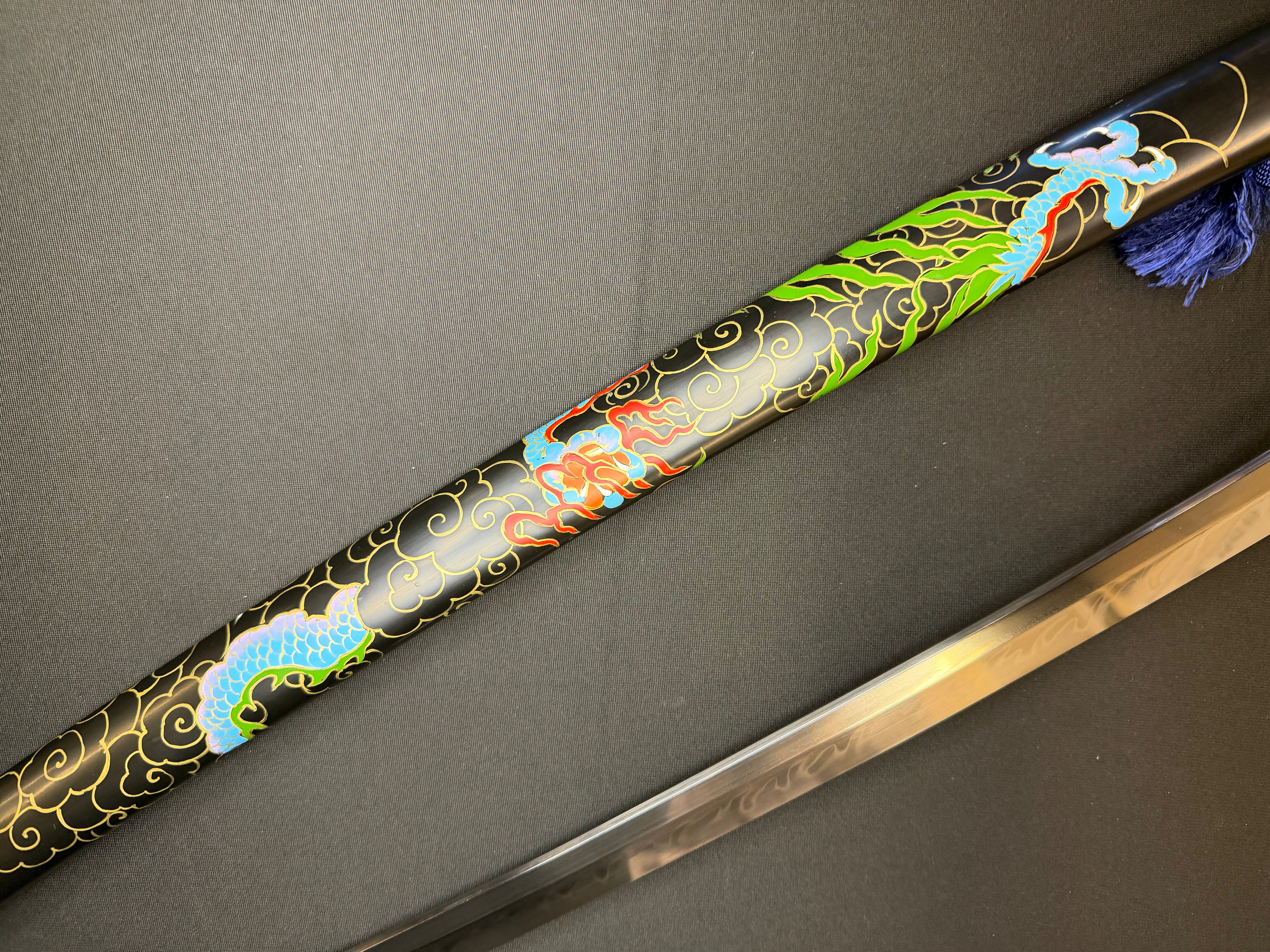 Phoenix Armory Craftsman Elite Katana - Stormdragon Forge Folded Self-smelted Steel