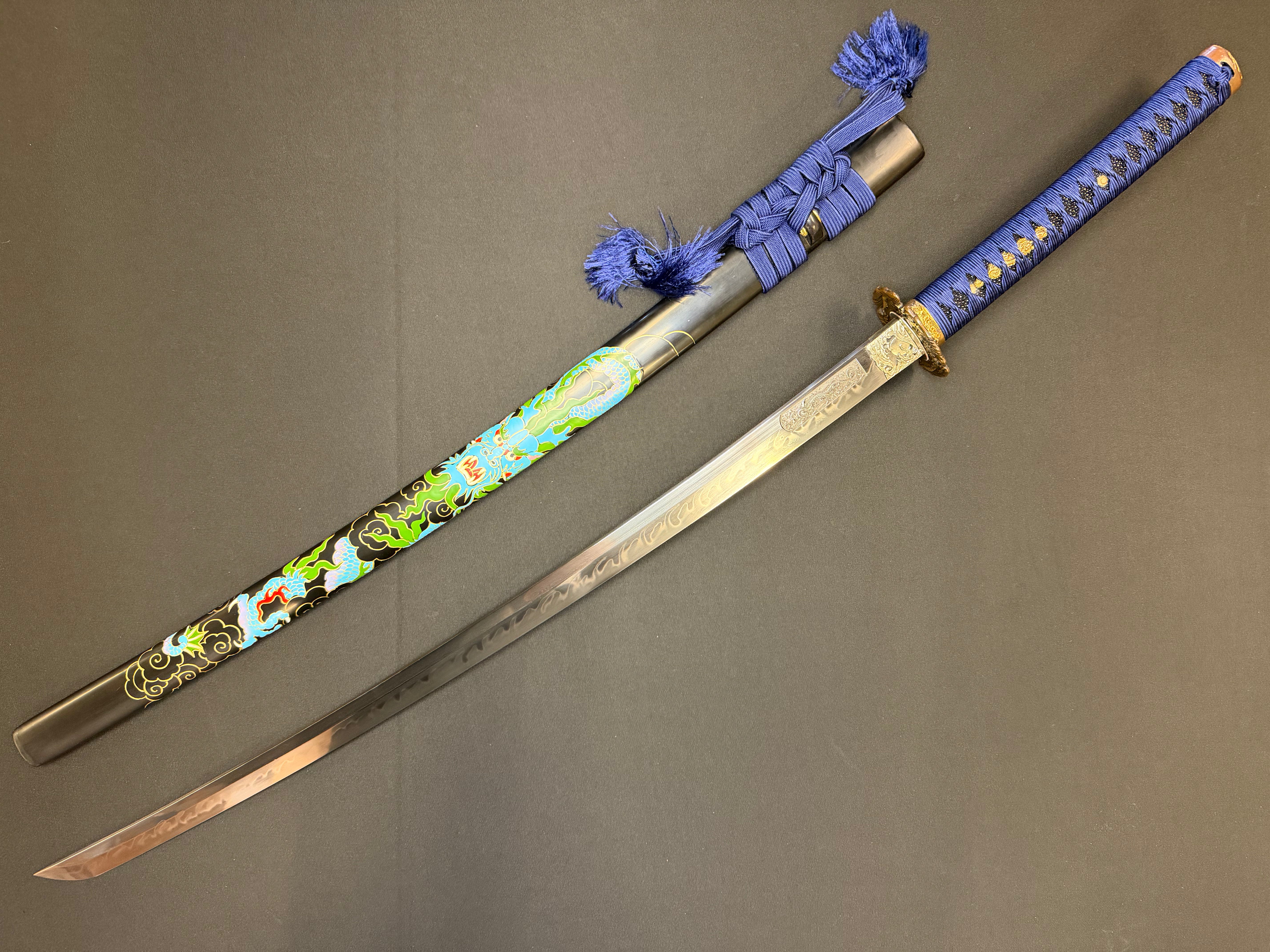 Phoenix Armory Craftsman Elite Katana - Stormdragon Forge Folded Self-smelted Steel