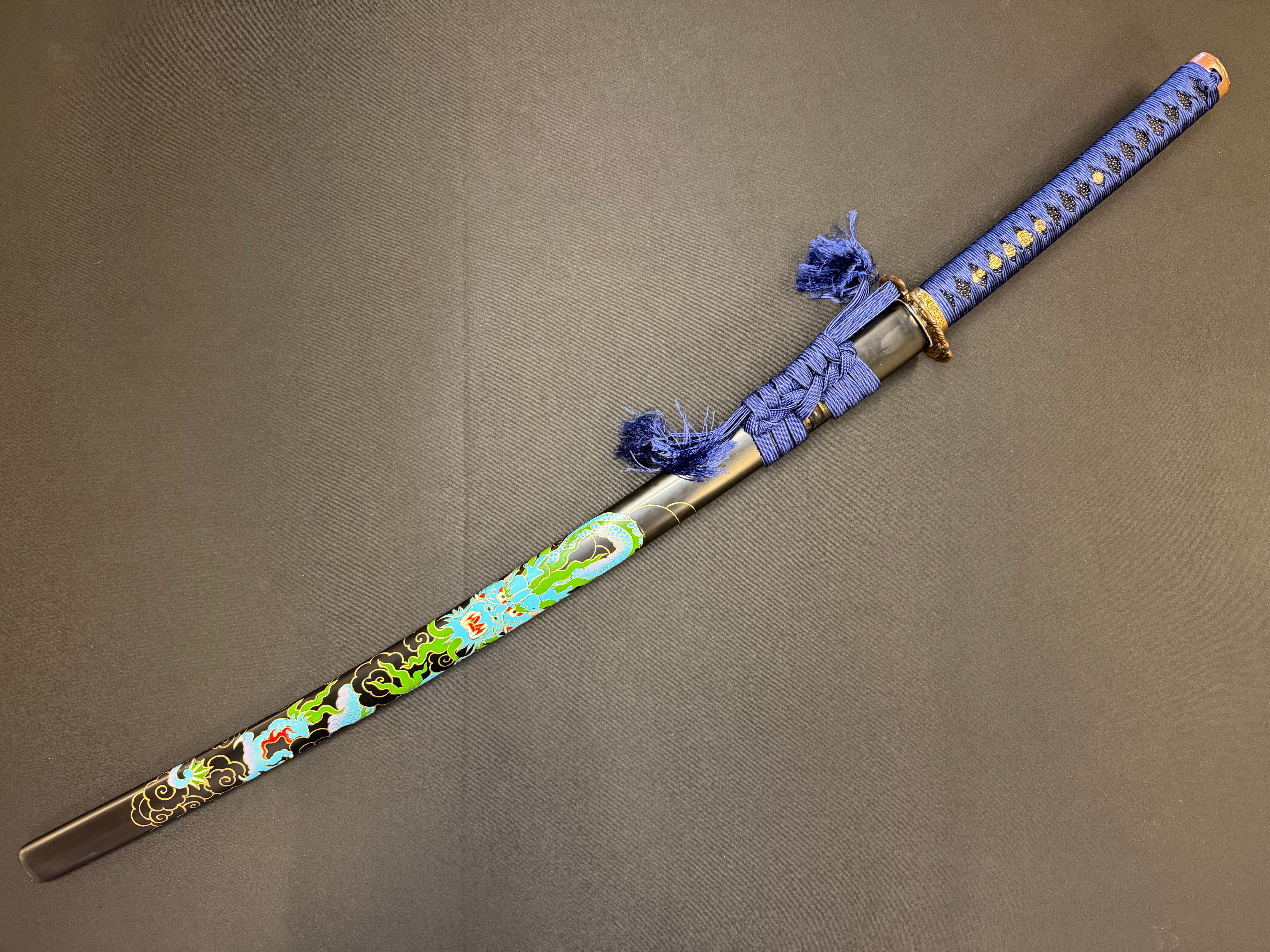 Phoenix Armory Craftsman Elite Katana - Stormdragon Forge Folded Self-smelted Steel