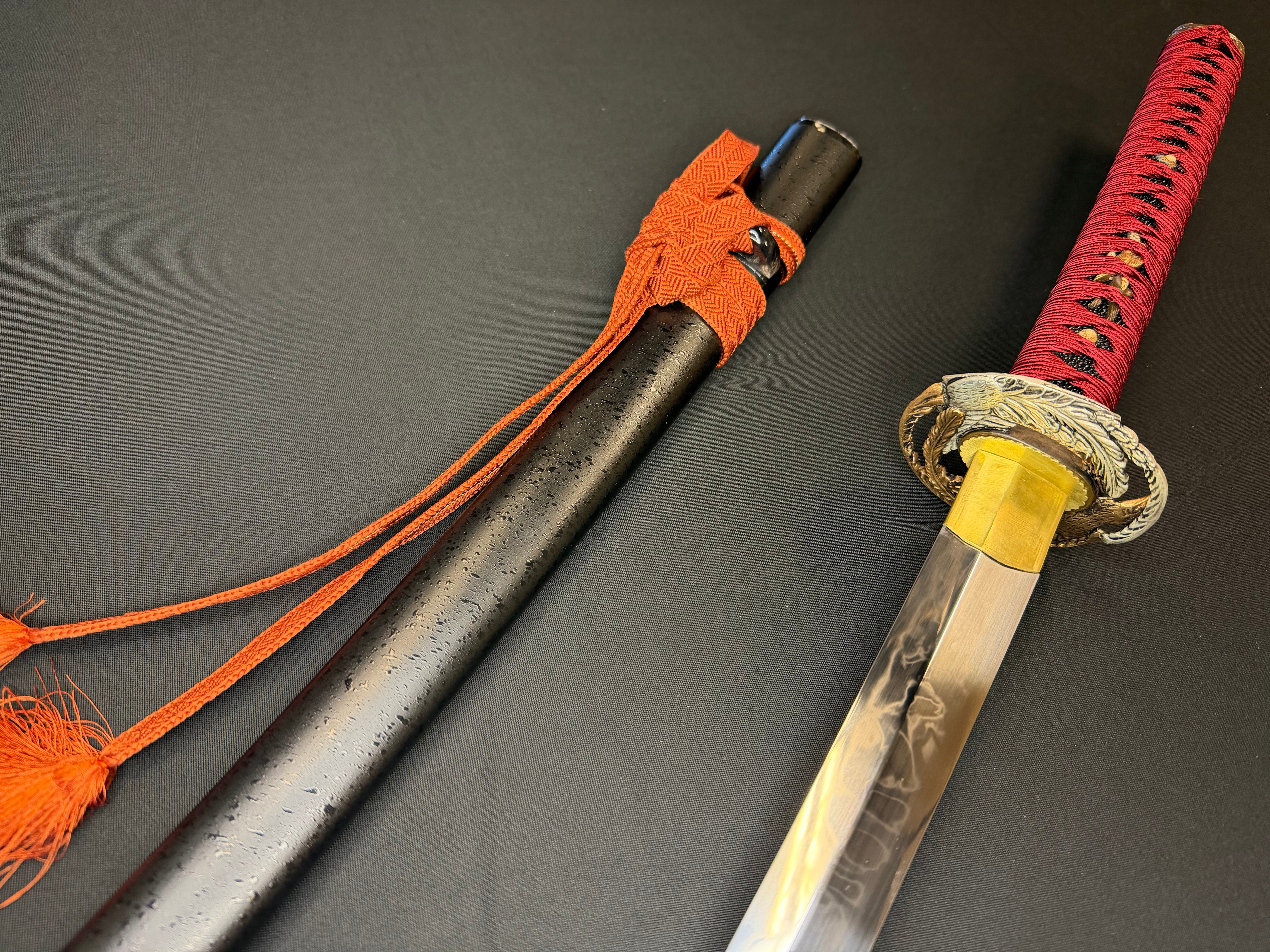 Phoenix Armory Gemini Series Twin Edge Katana - Crimson Phoenix T10