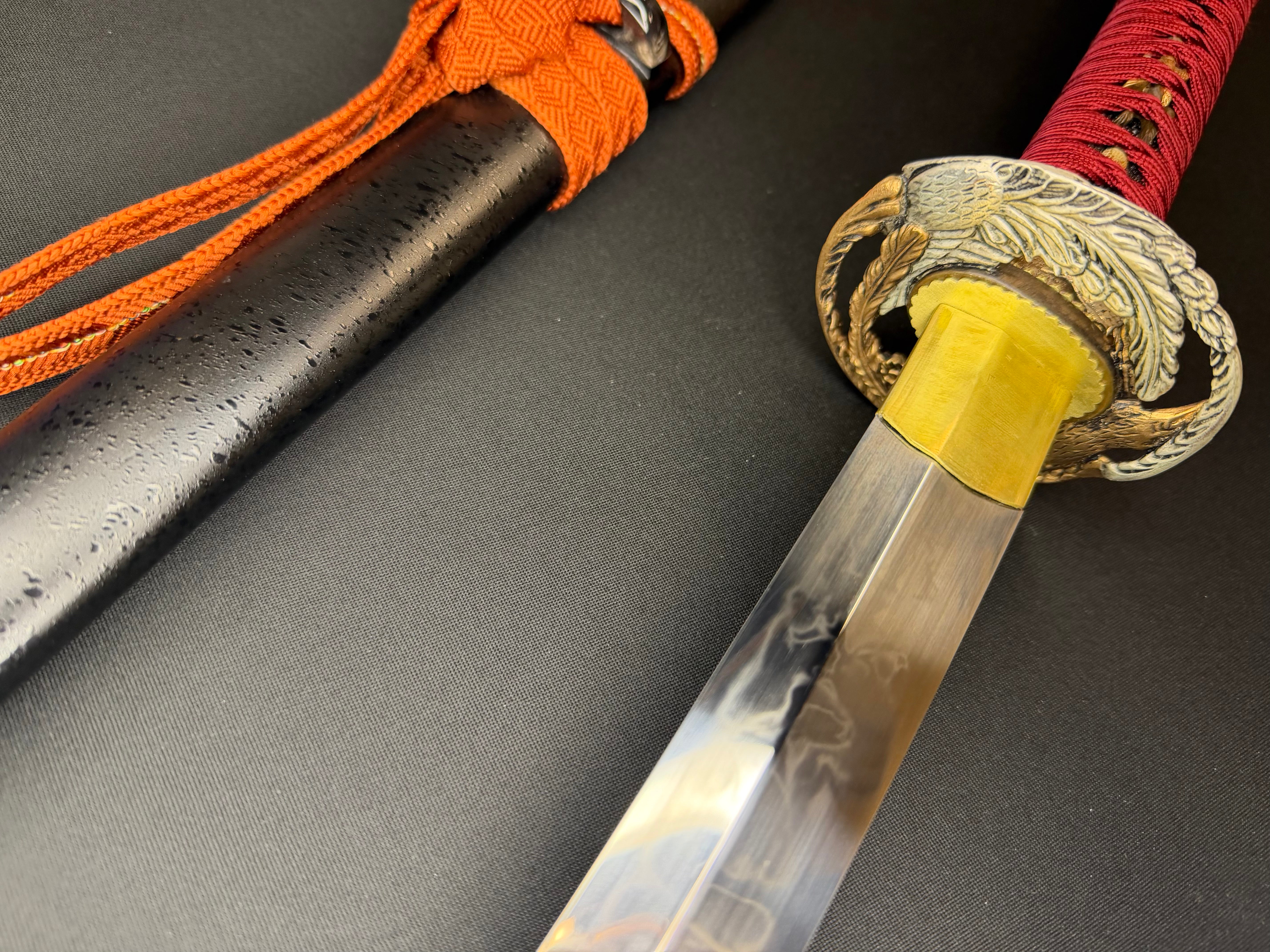 Phoenix Armory Gemini Series Twin Edge Katana - Crimson Phoenix T10