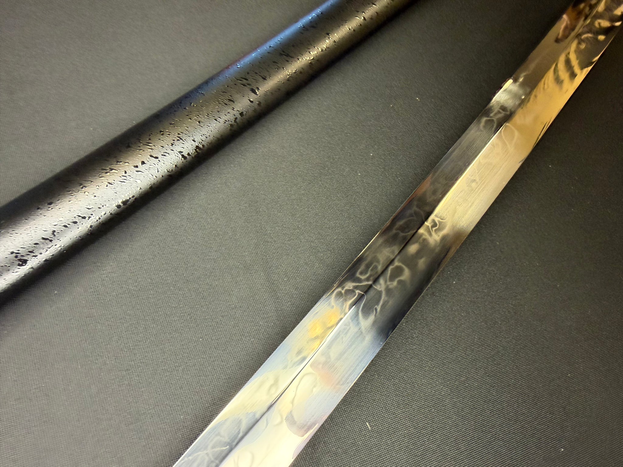 MADE TO ORDER Phoenix Armory Gemini Series Twin Edge Katana - Crimson Phoenix T10