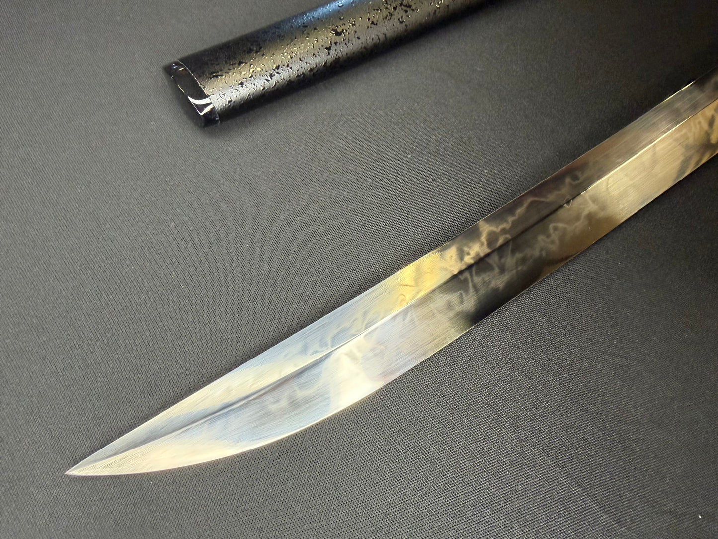 USED Phoenix Armory Gemini Series Twin Edge Katana - Scarlet Manji T10