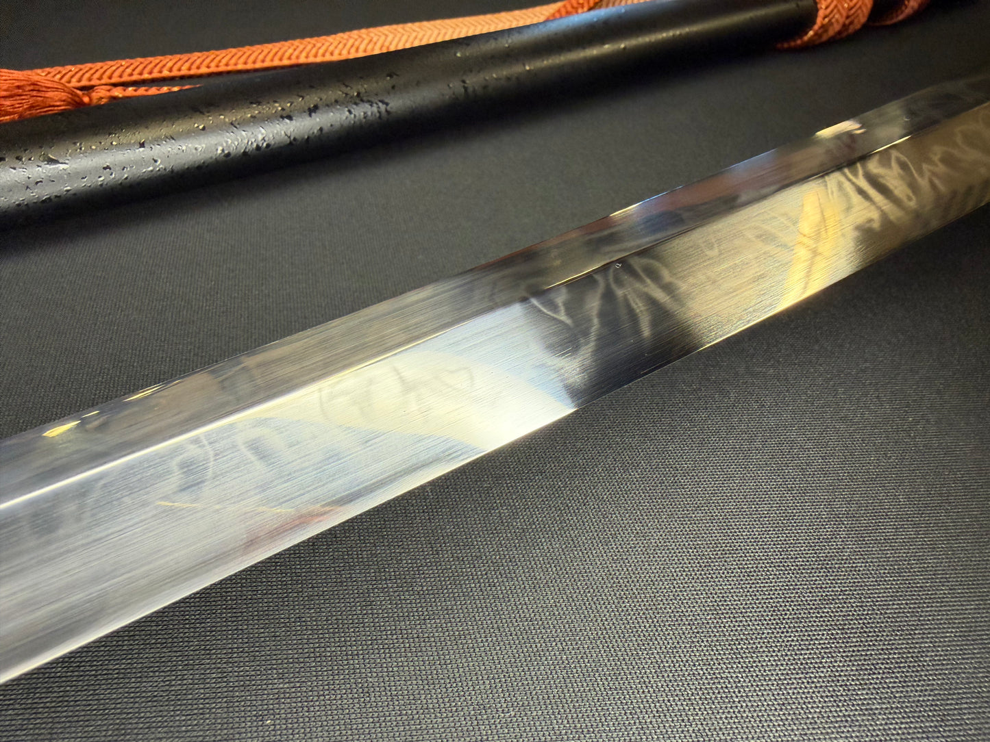 USED Phoenix Armory Gemini Series Twin Edge Katana - Scarlet Manji T10