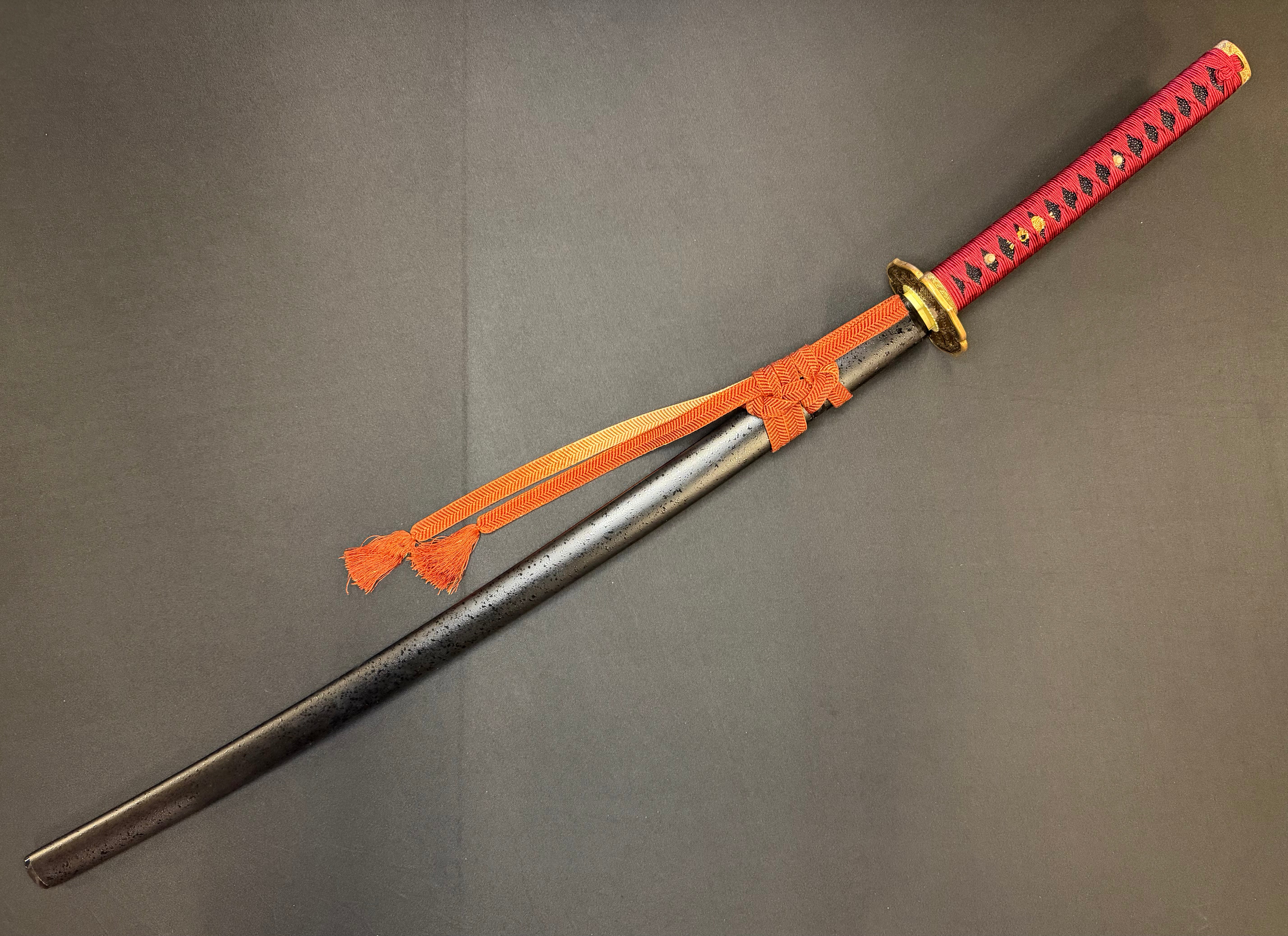 MADE TO ORDER Phoenix Armory Gemini Series Twin Edge Katana - Scarlet Manji T10