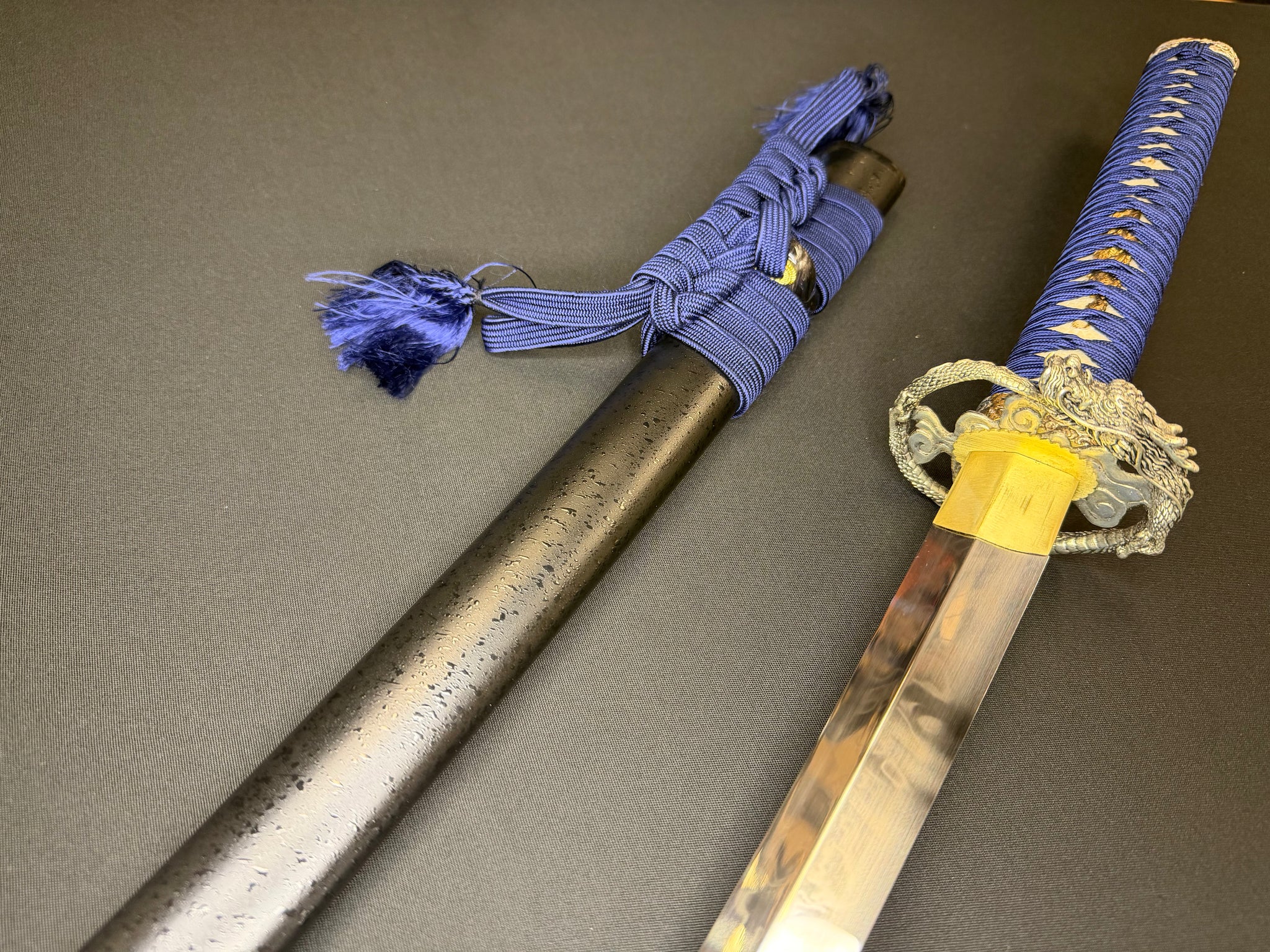 Phoenix Armory Gemini Series Twin Edge Katana - Sky Dragon T10