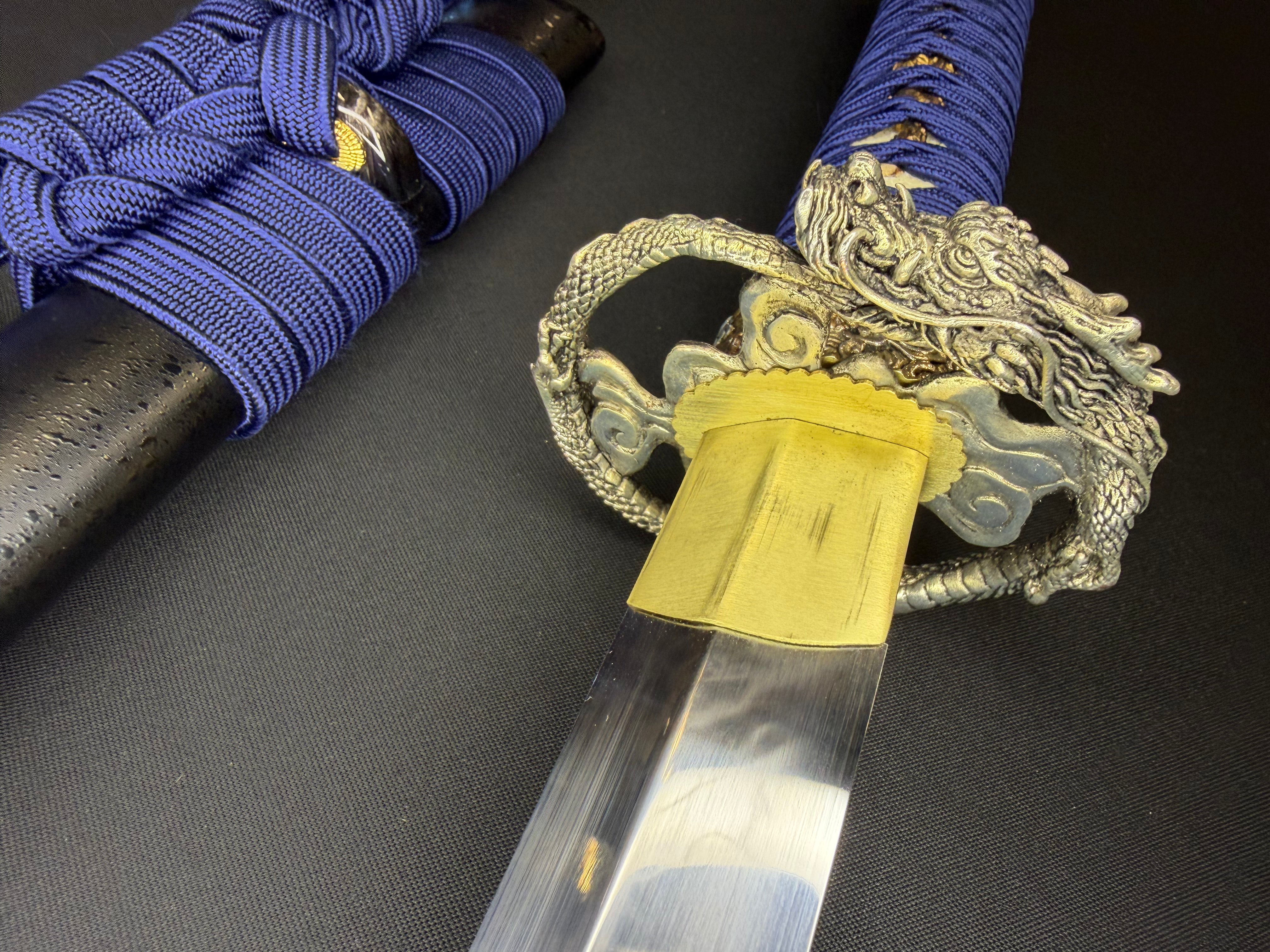 Phoenix Armory Gemini Series Twin Edge Katana - Sky Dragon T10